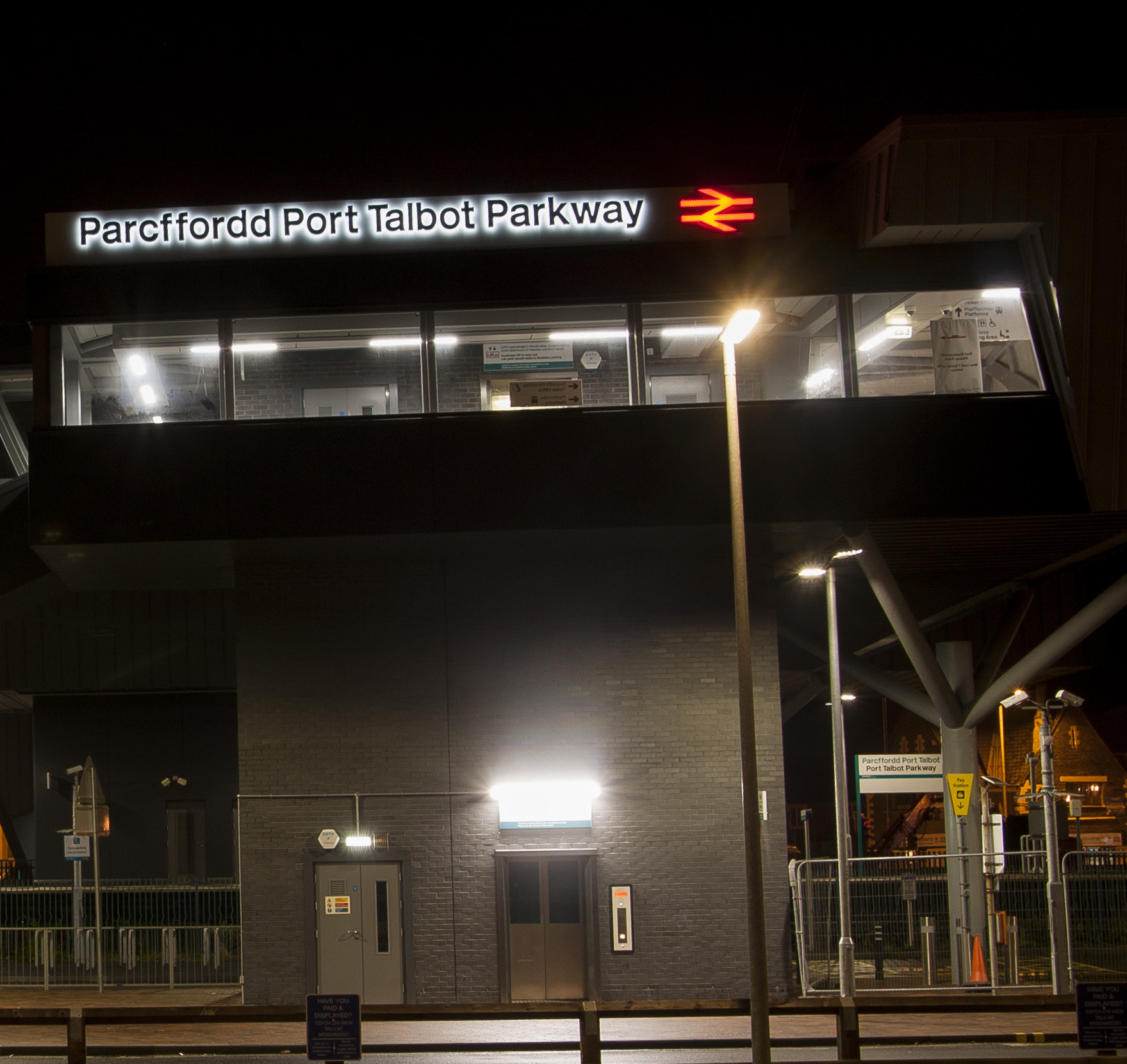 Canon EOS-1D Mark III sample photo. Port talbot railway station photography