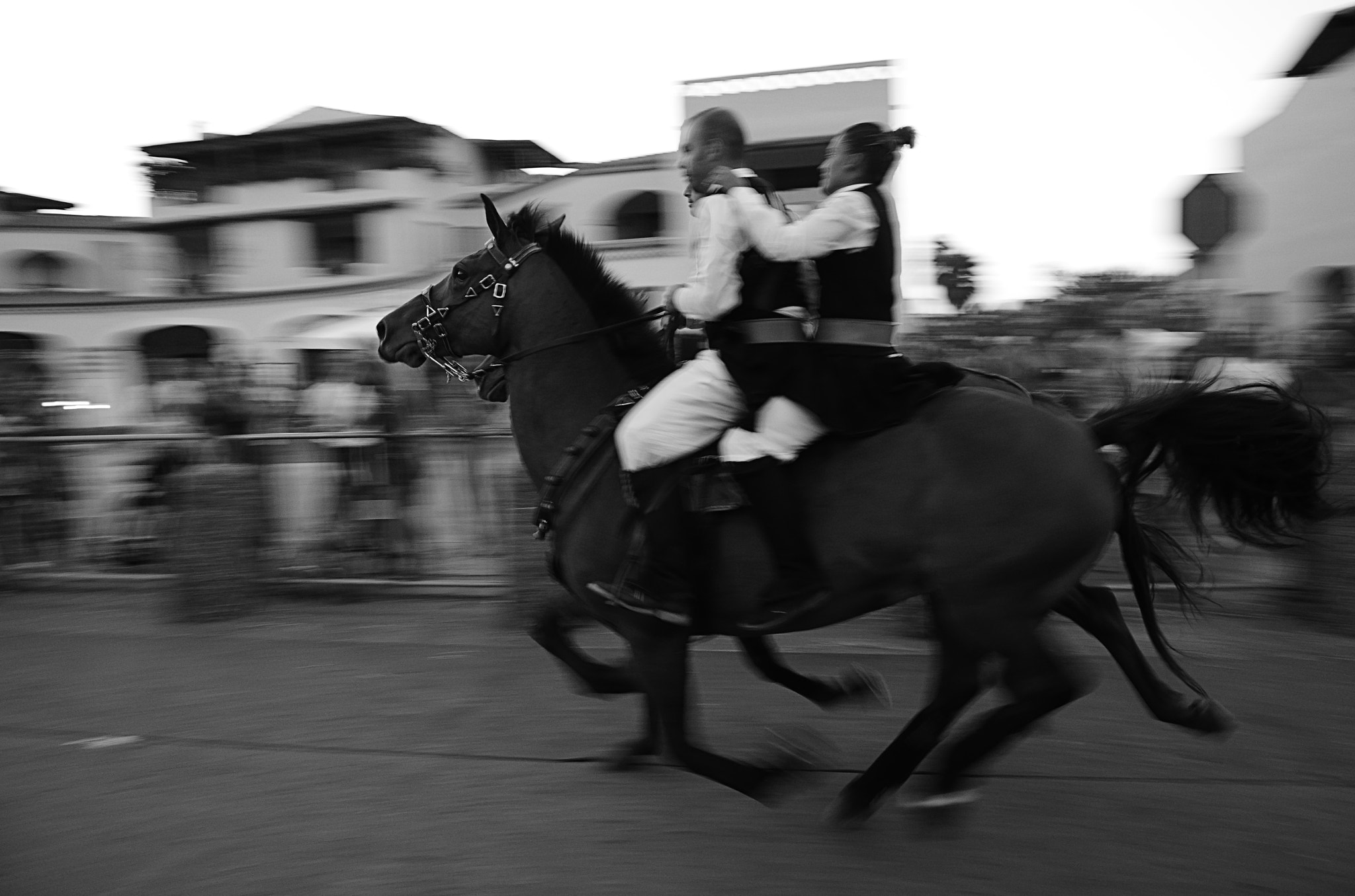 Nikon D5100 + Tamron AF 18-270mm F3.5-6.3 Di II VC LD Aspherical (IF) MACRO sample photo. Horse riding in sardinia photography