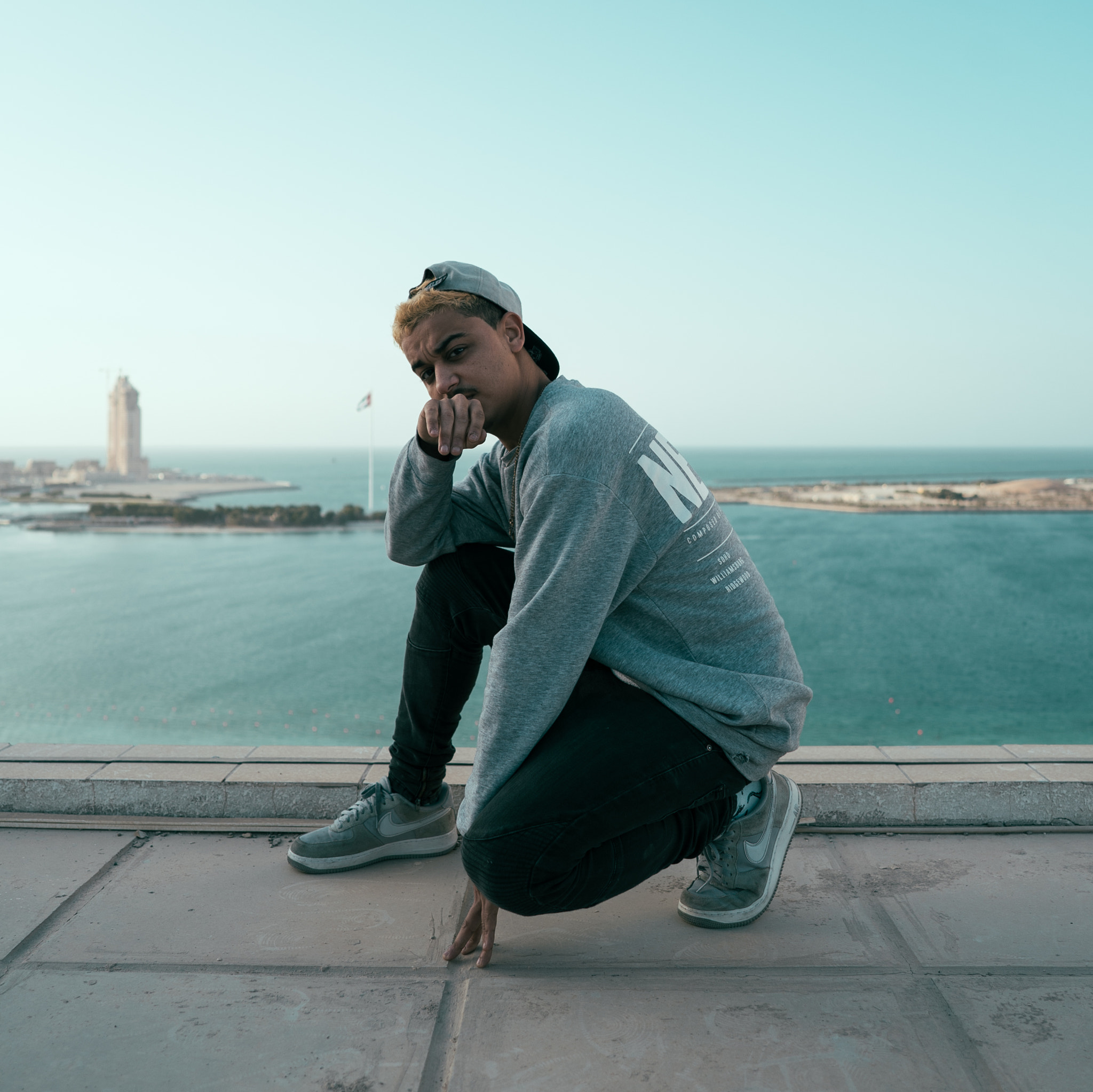 Sony a7S II + ZEISS Batis 25mm F2 sample photo. Abu dhabi roof tops photography