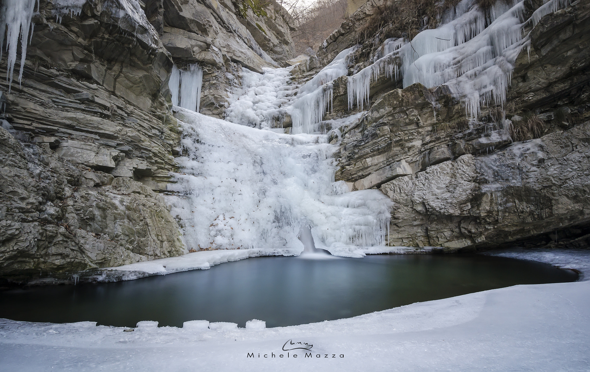 Nikon D5100 + Sigma 10-20mm F3.5 EX DC HSM sample photo. Frozen waterfall 1 photography