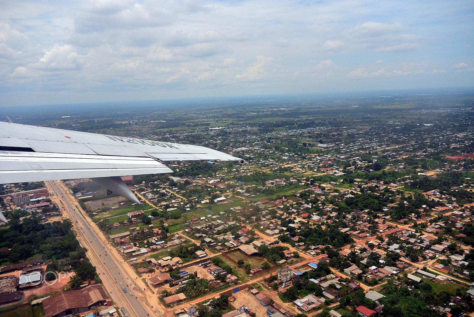 Nikon 1 S1 sample photo. Pucallpa from the sky photography