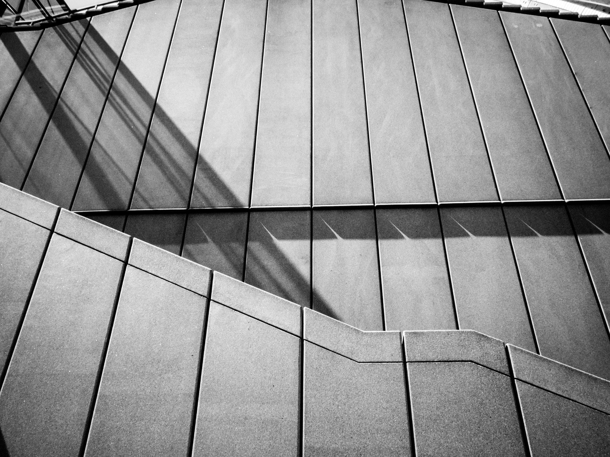 Olympus PEN E-PM1 + Panasonic Lumix G 14mm F2.5 ASPH sample photo. Sydney opera house stairs photography