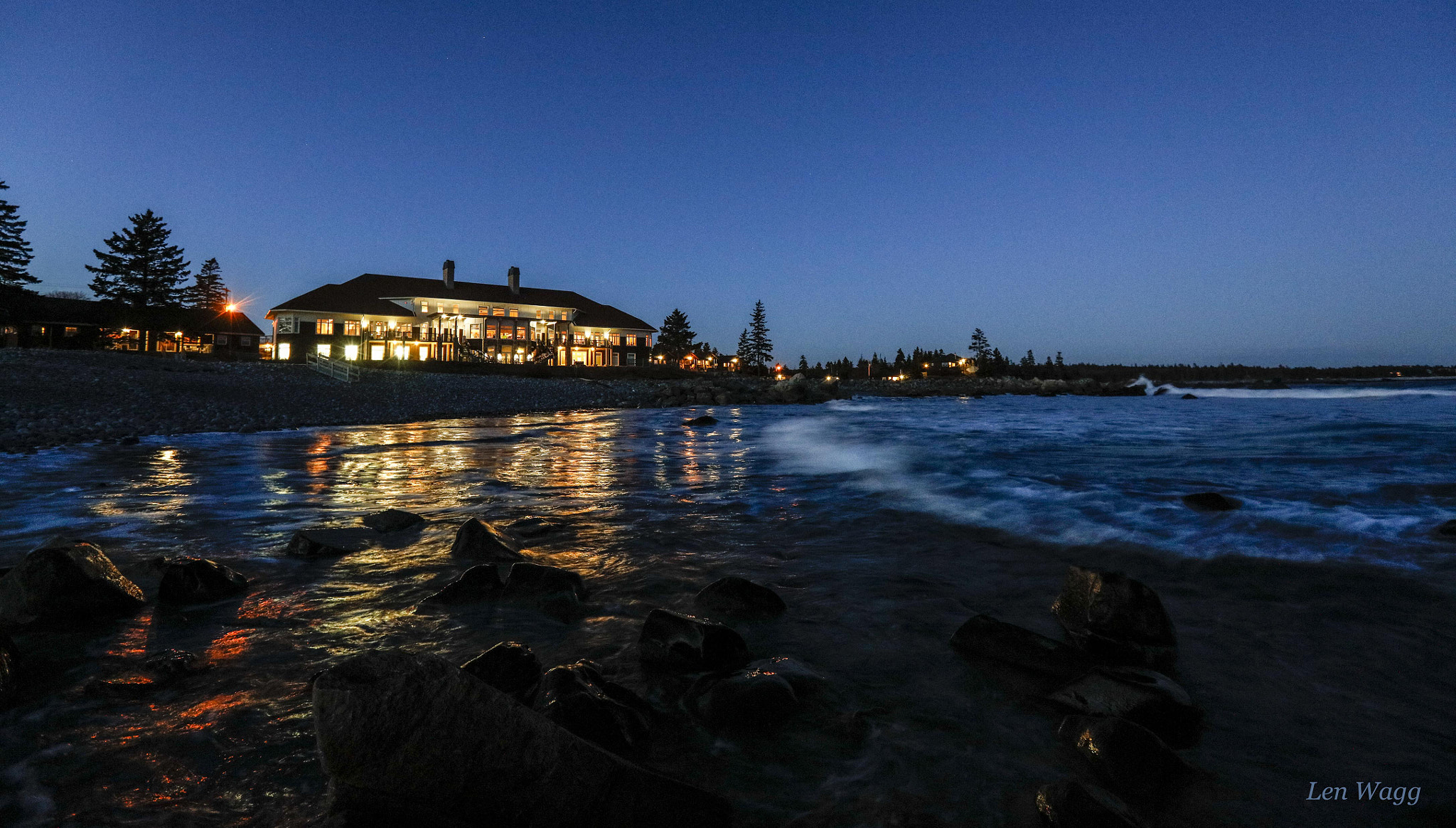 Canon EF 16-35mm F2.8L II USM sample photo. Ocean night photography