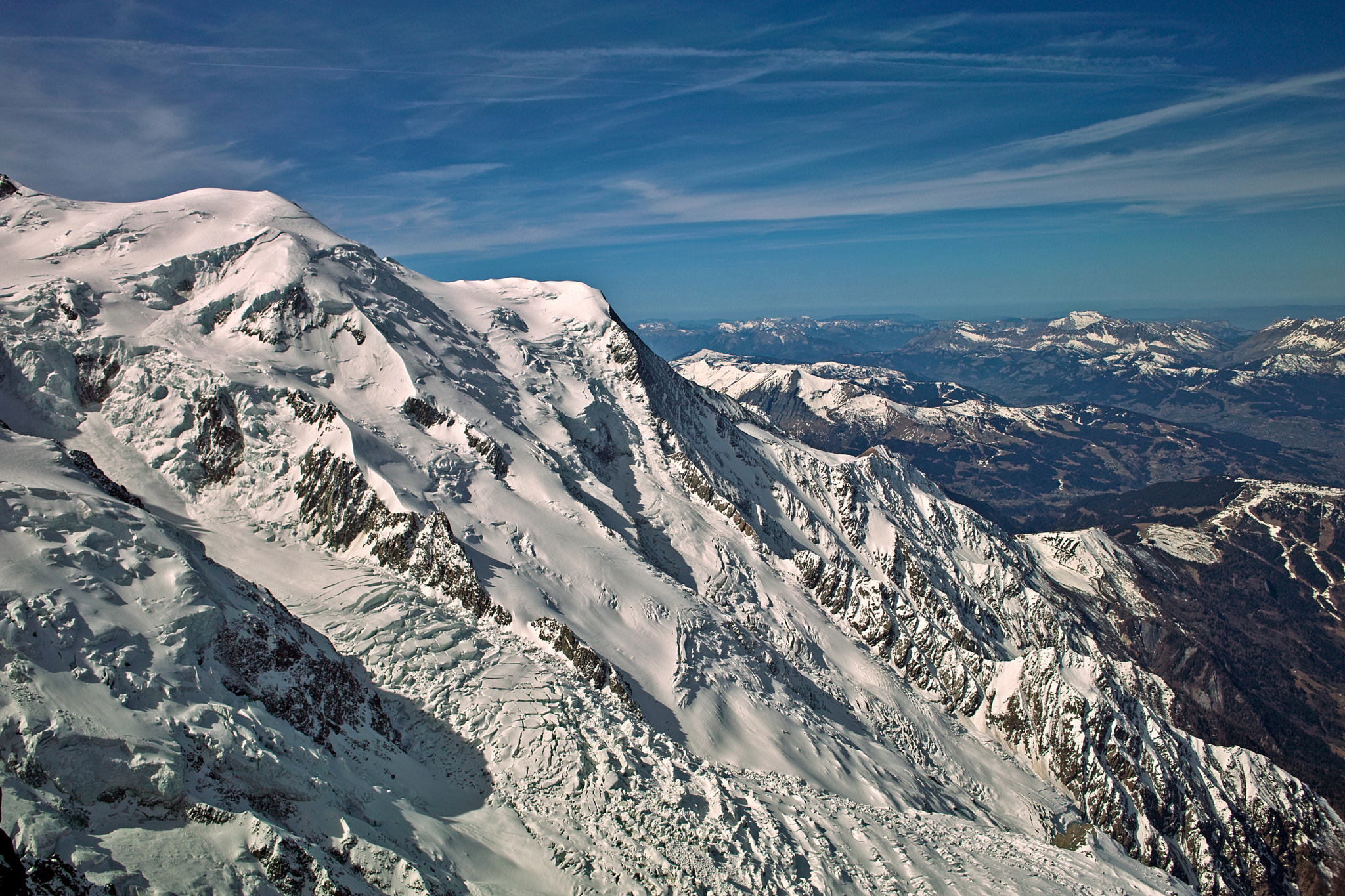 Sigma DP1 sample photo. Mount blanc massif photography