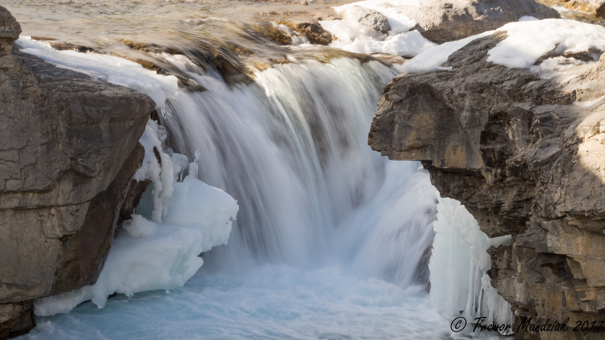 Olympus OM-D E-M10 II sample photo. First ever landscape. elbow falls alberta canada photography