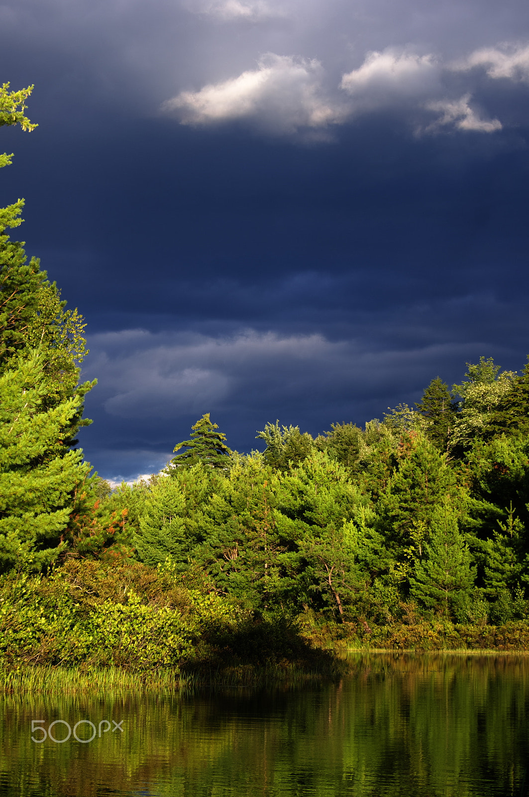 Pentax K-x sample photo. Stormy evening photography