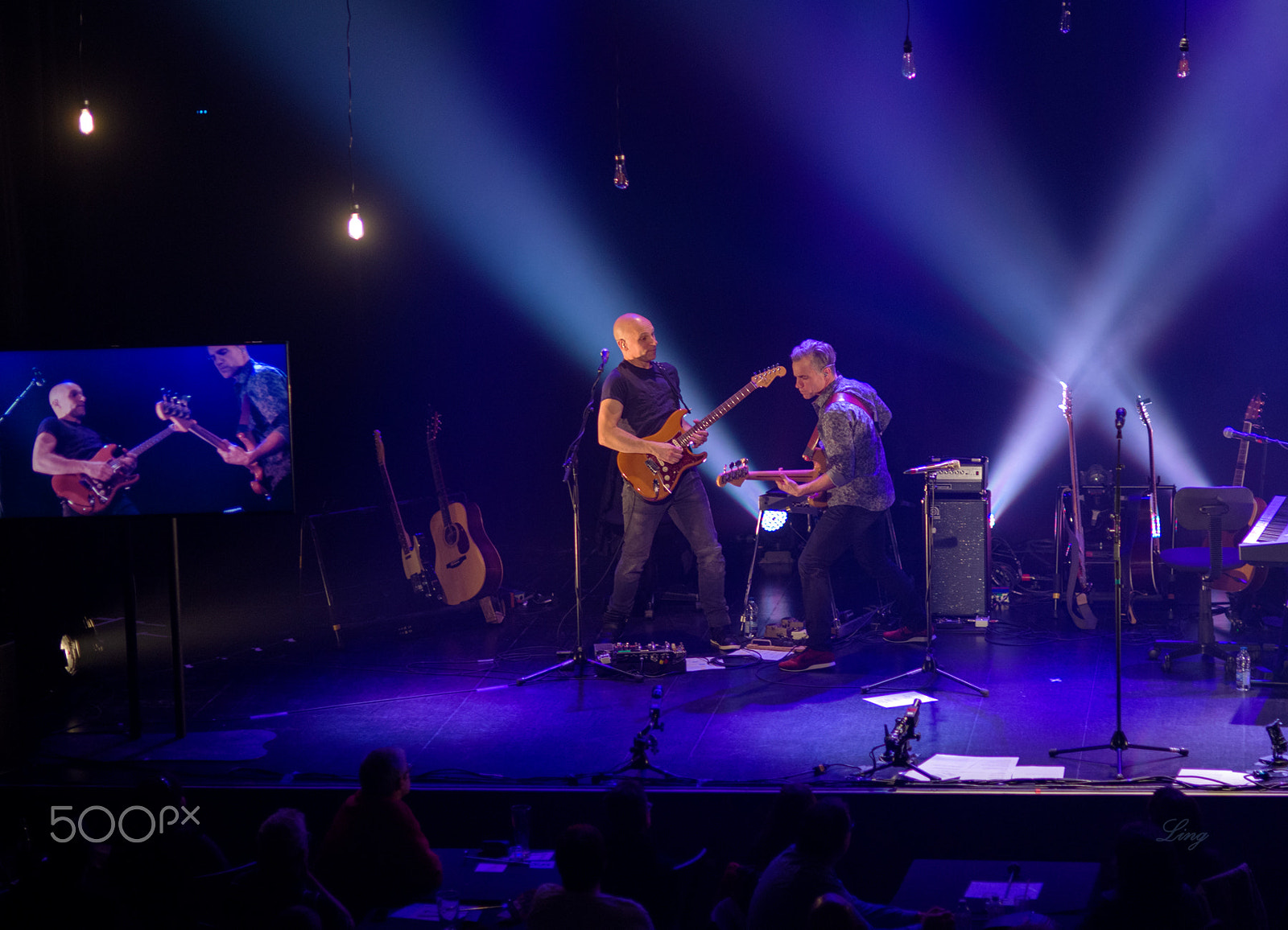 Nikon D810 + Sigma 85mm F1.4 EX DG HSM sample photo. Concert de bruno pelletier photography