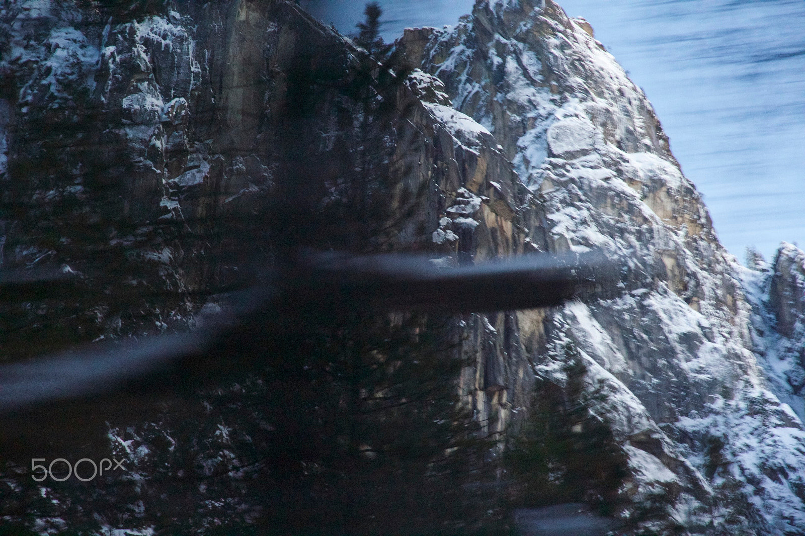 Canon EOS 100D (EOS Rebel SL1 / EOS Kiss X7) sample photo. Yosemite from a car window i photography
