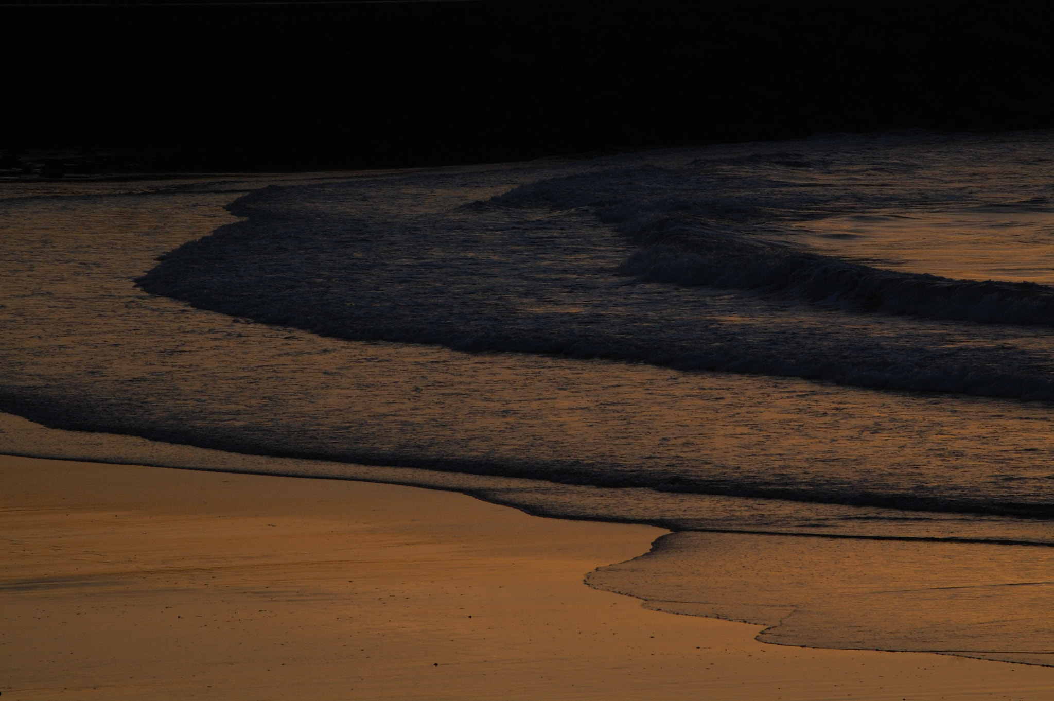 Nikon D40 sample photo. Playa canteras-gran canaria sunset photography