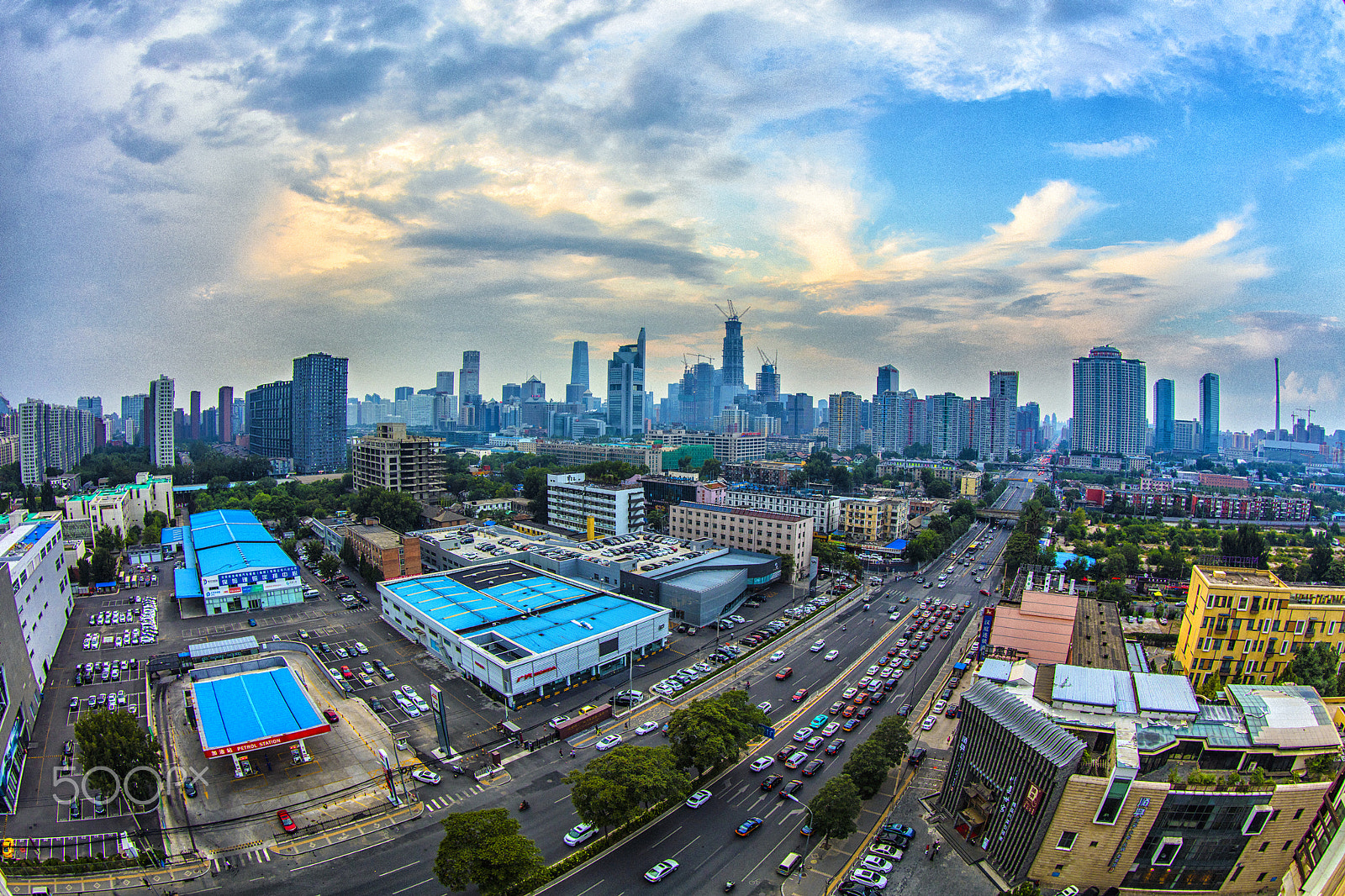 Canon EOS 5DS R + Canon EF 8-15mm F4L Fisheye USM sample photo. Architecture in beijing photography