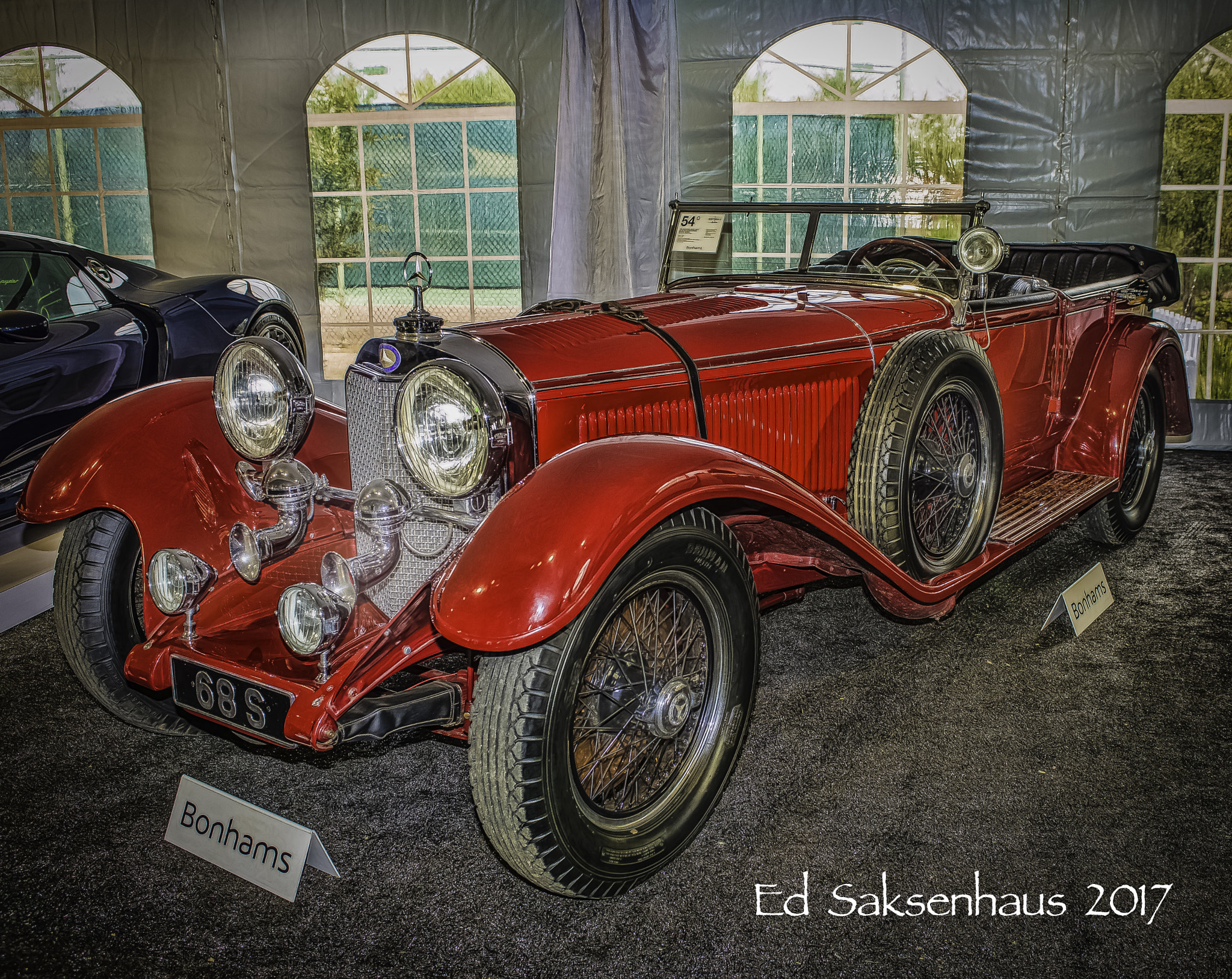 Nikon D800 + Nikon AF-S Nikkor 28-70mm F2.8 ED-IF sample photo. Vintage red mercedes benz photography