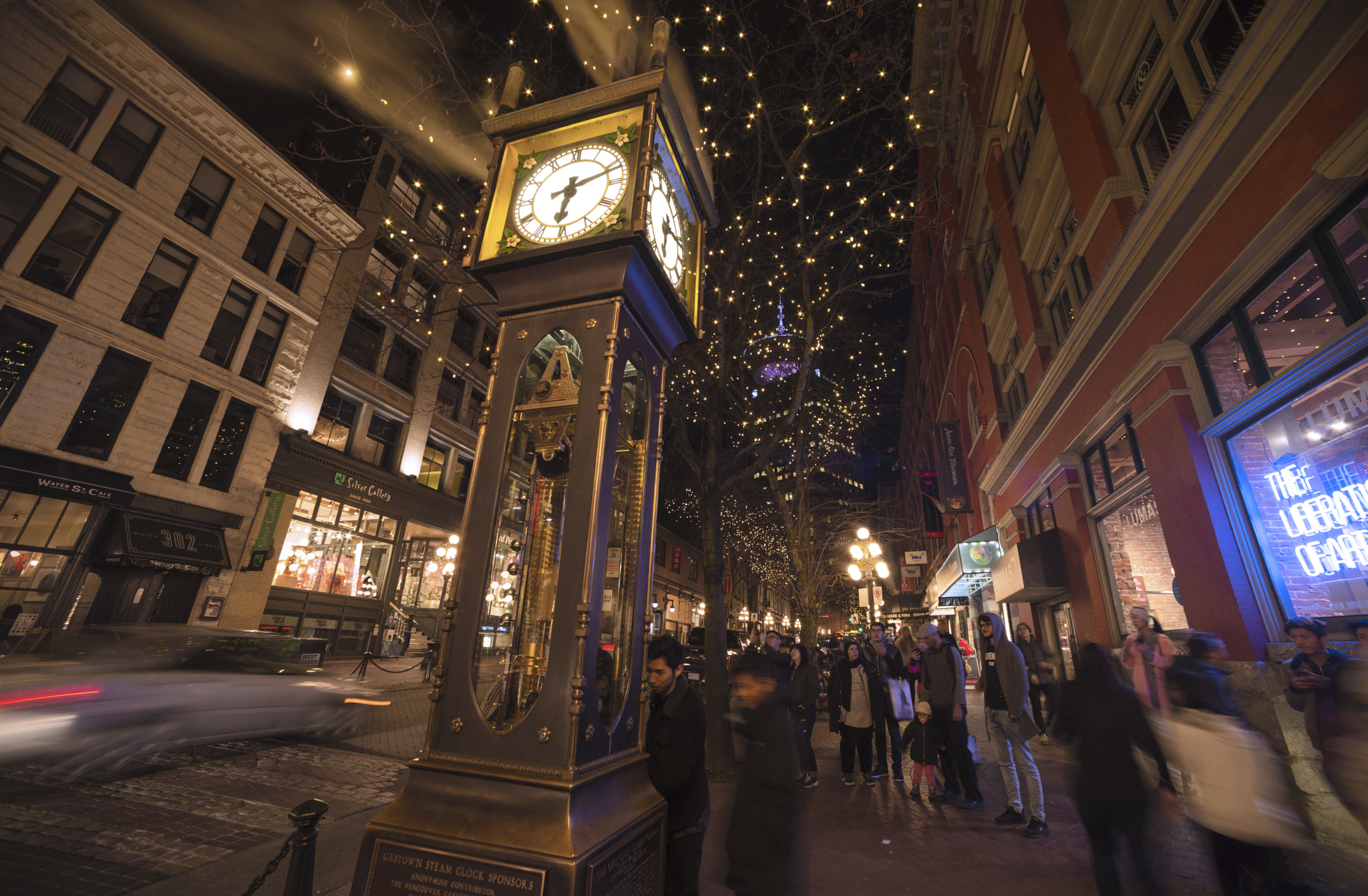 Nikon D800 sample photo. Steam clock photography