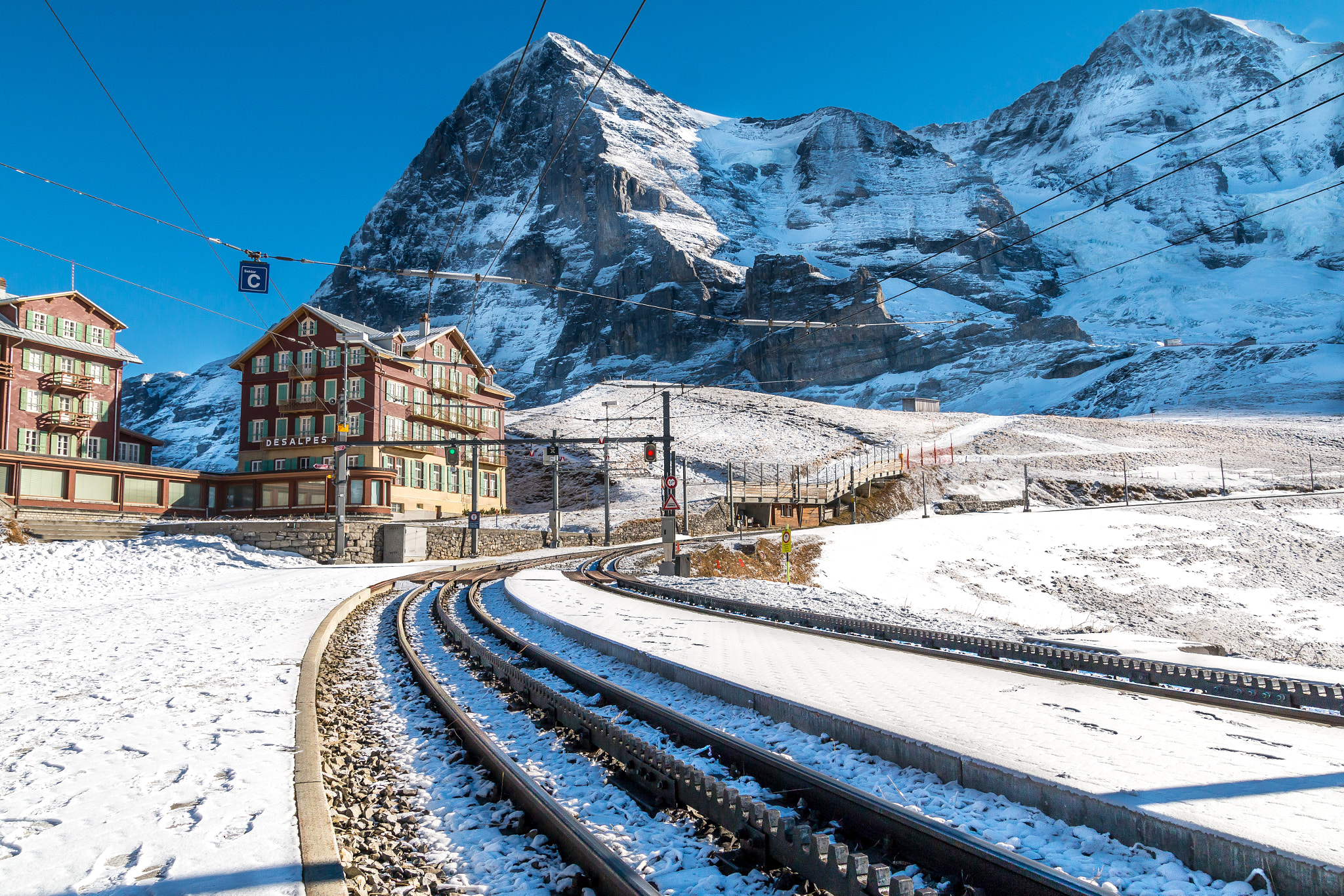 Tamron SP AF 17-50mm F2.8 XR Di II LD Aspherical (IF) sample photo. Eiger north face photography