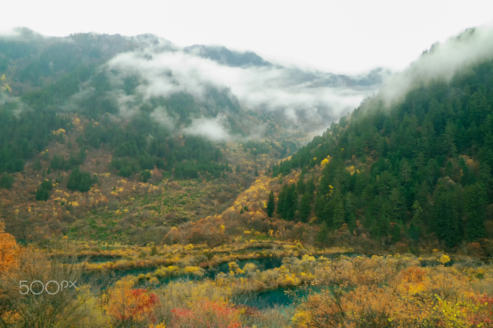 Sony SLT-A58 sample photo. Jiuzhaigou national park photography