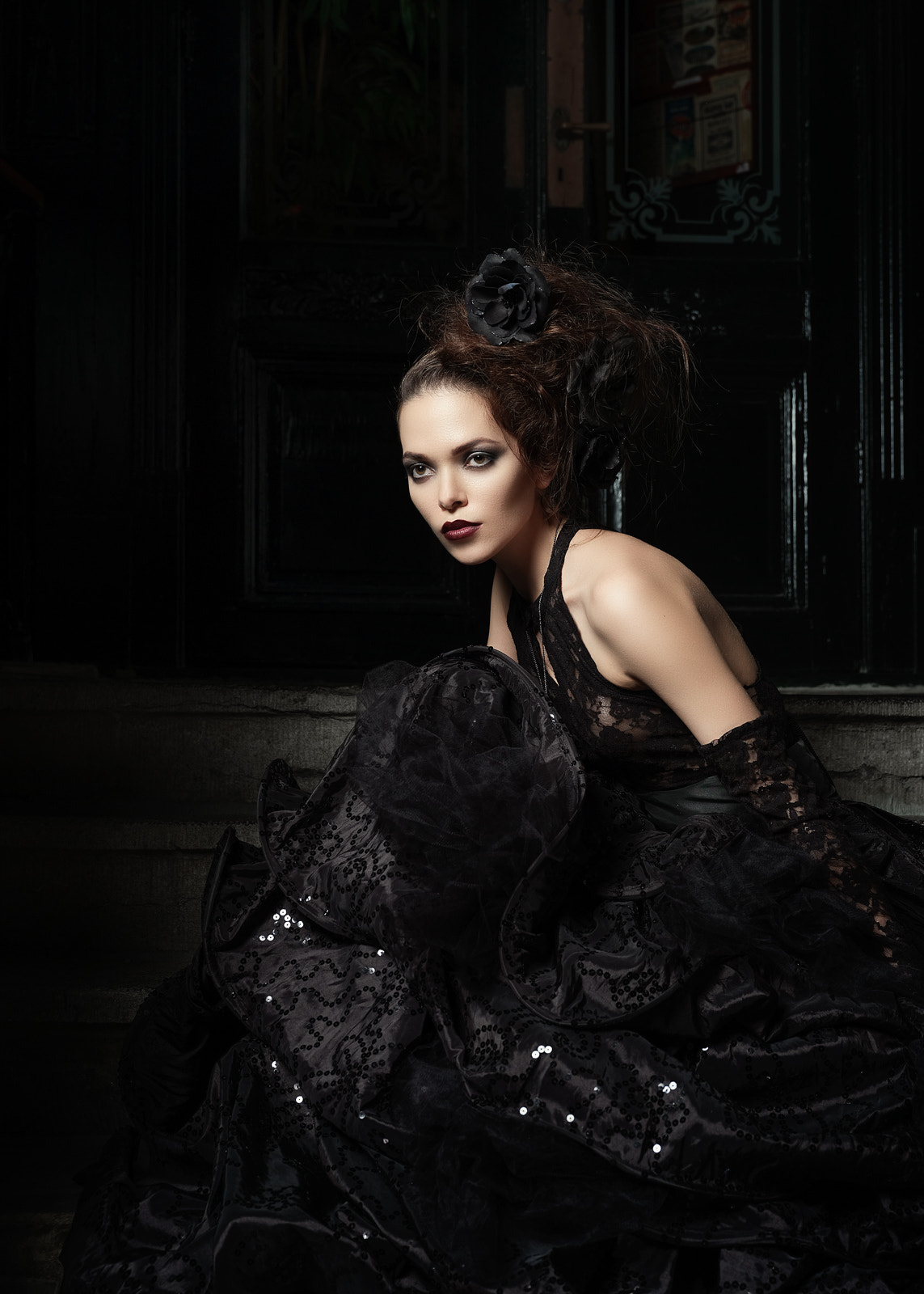 Fujifilm GF 32-64mm F4 R LM WR sample photo. Dark beauty photography