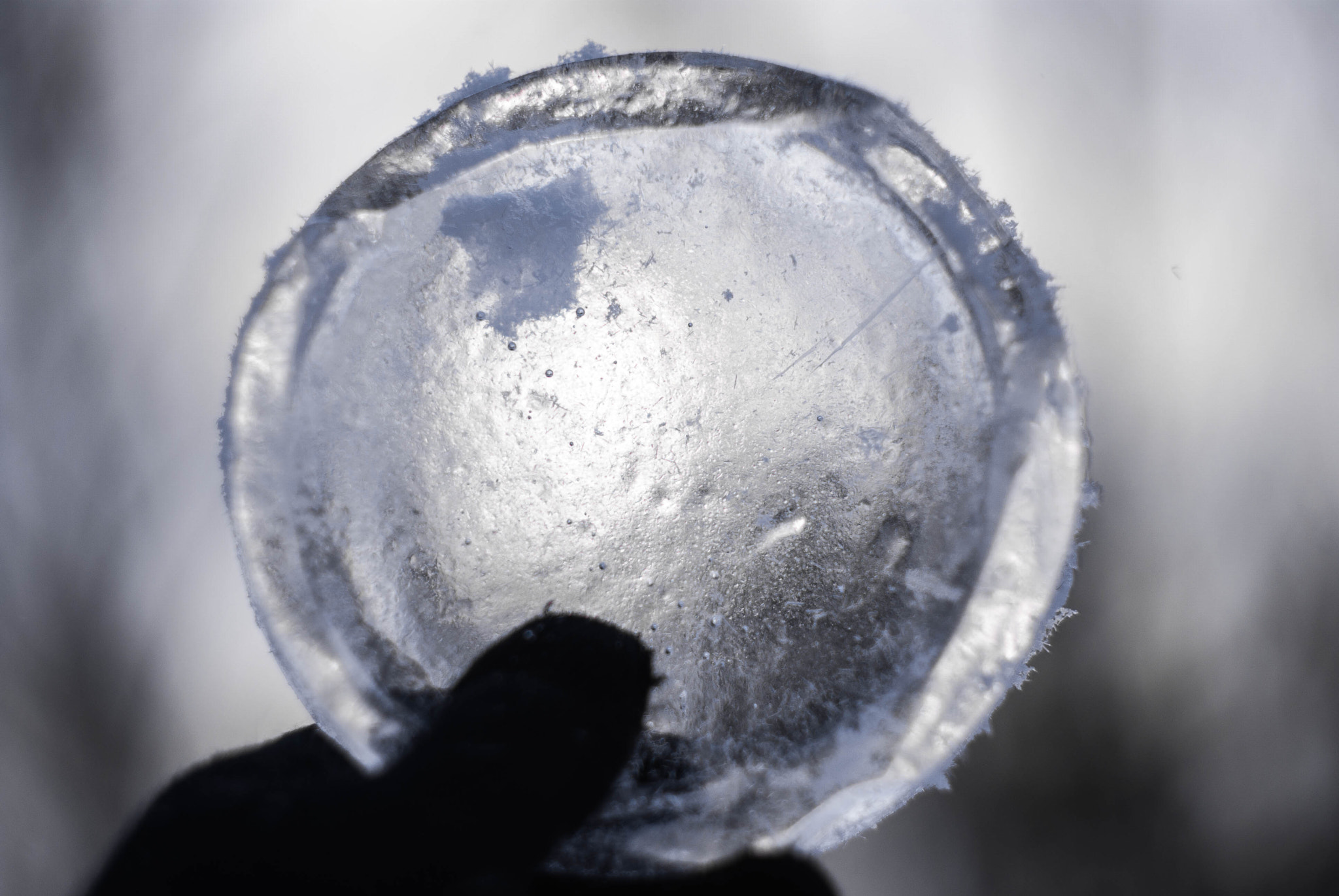 Pentax K-m (K2000) + A Series Lens sample photo. Ice lens photography