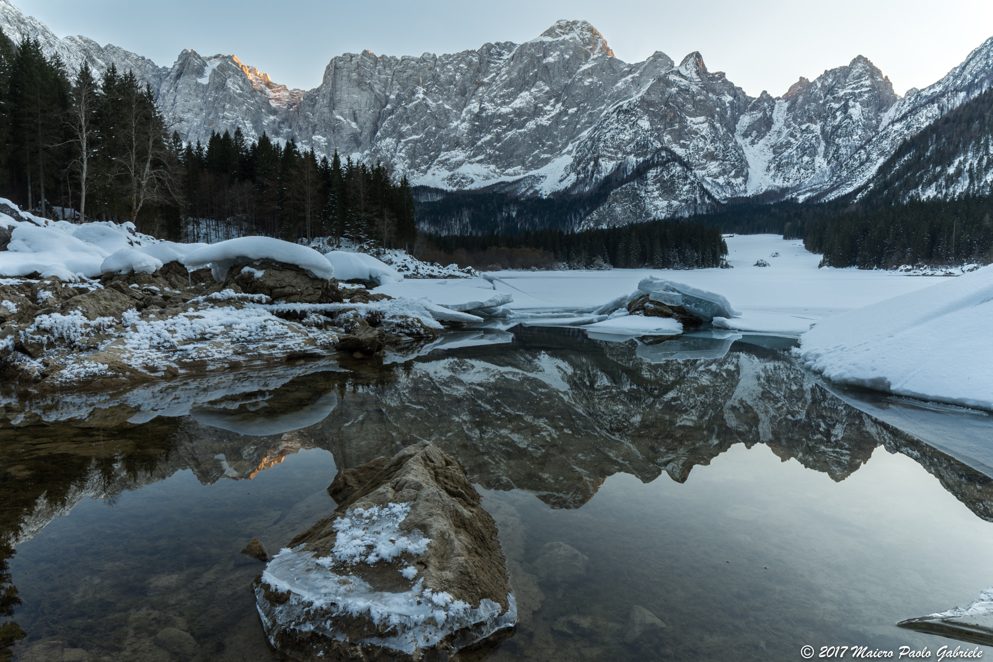 Samyang 14mm F2.8 ED AS IF UMC sample photo. Fusine superior lake photography