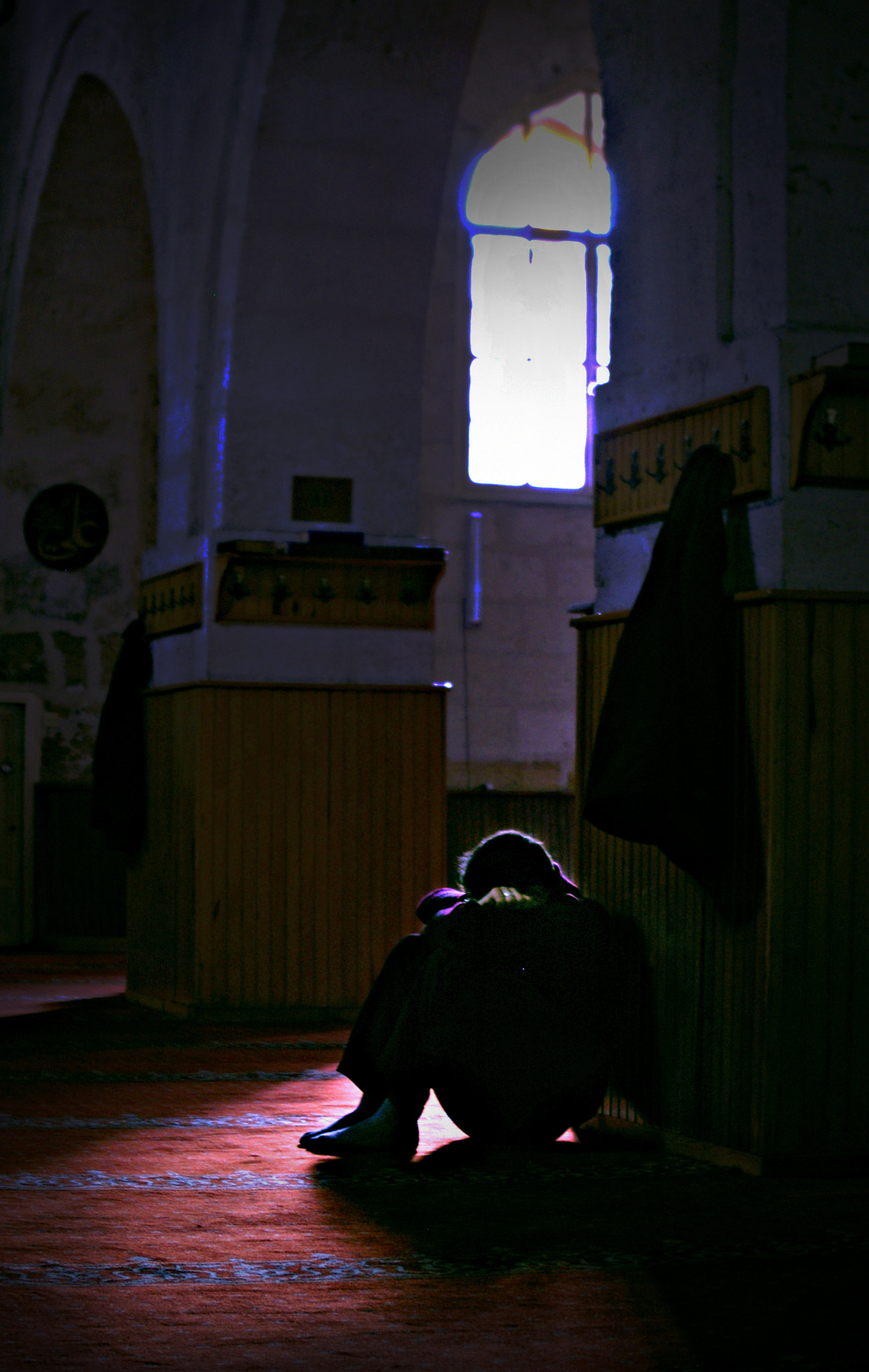 Pentax K100D Super sample photo. Sivas great mosque "contemplation photography