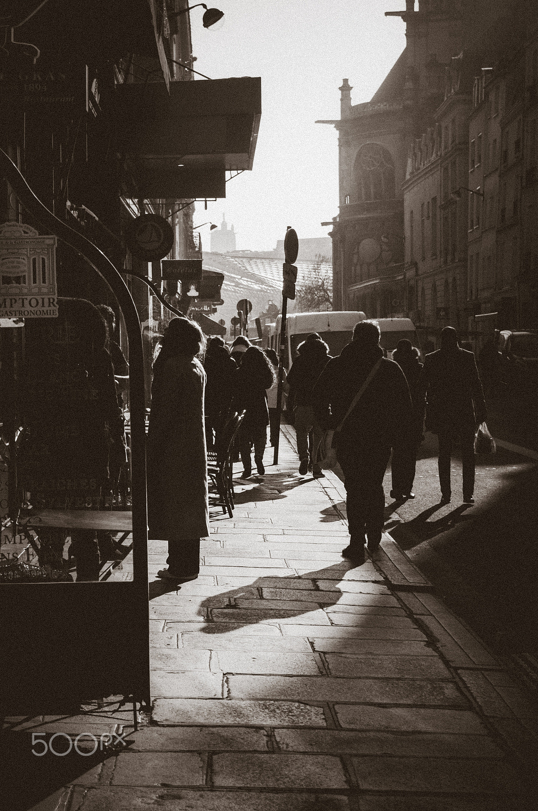 Nikon D5000 sample photo. Paris black and white photography