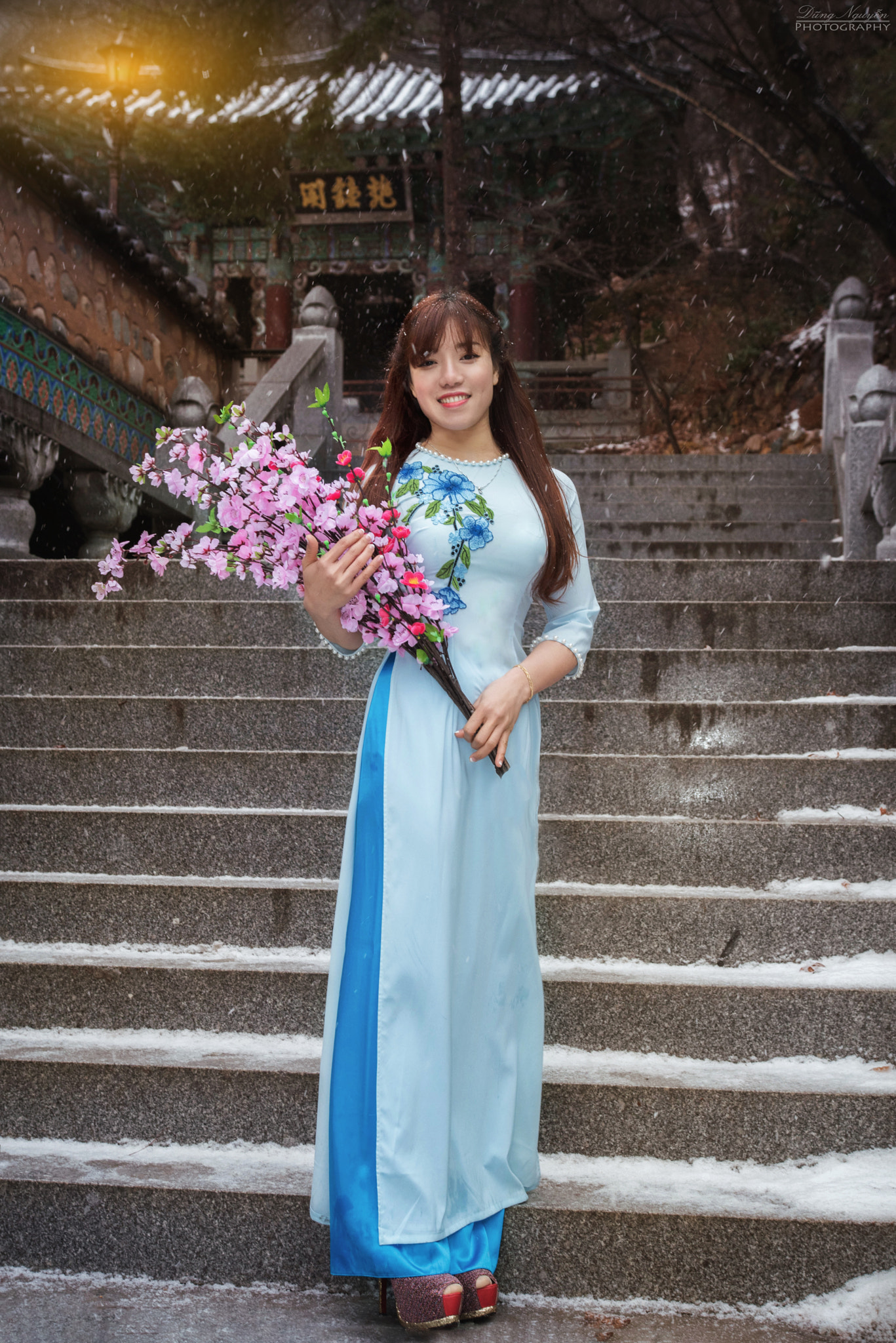 Nikon D750 sample photo. Ao dai photography