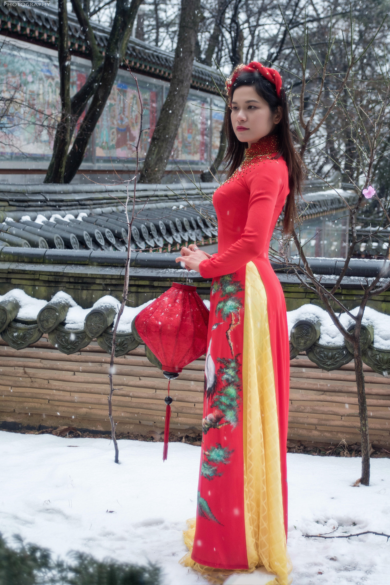 Nikon D750 sample photo. Ao dai photography