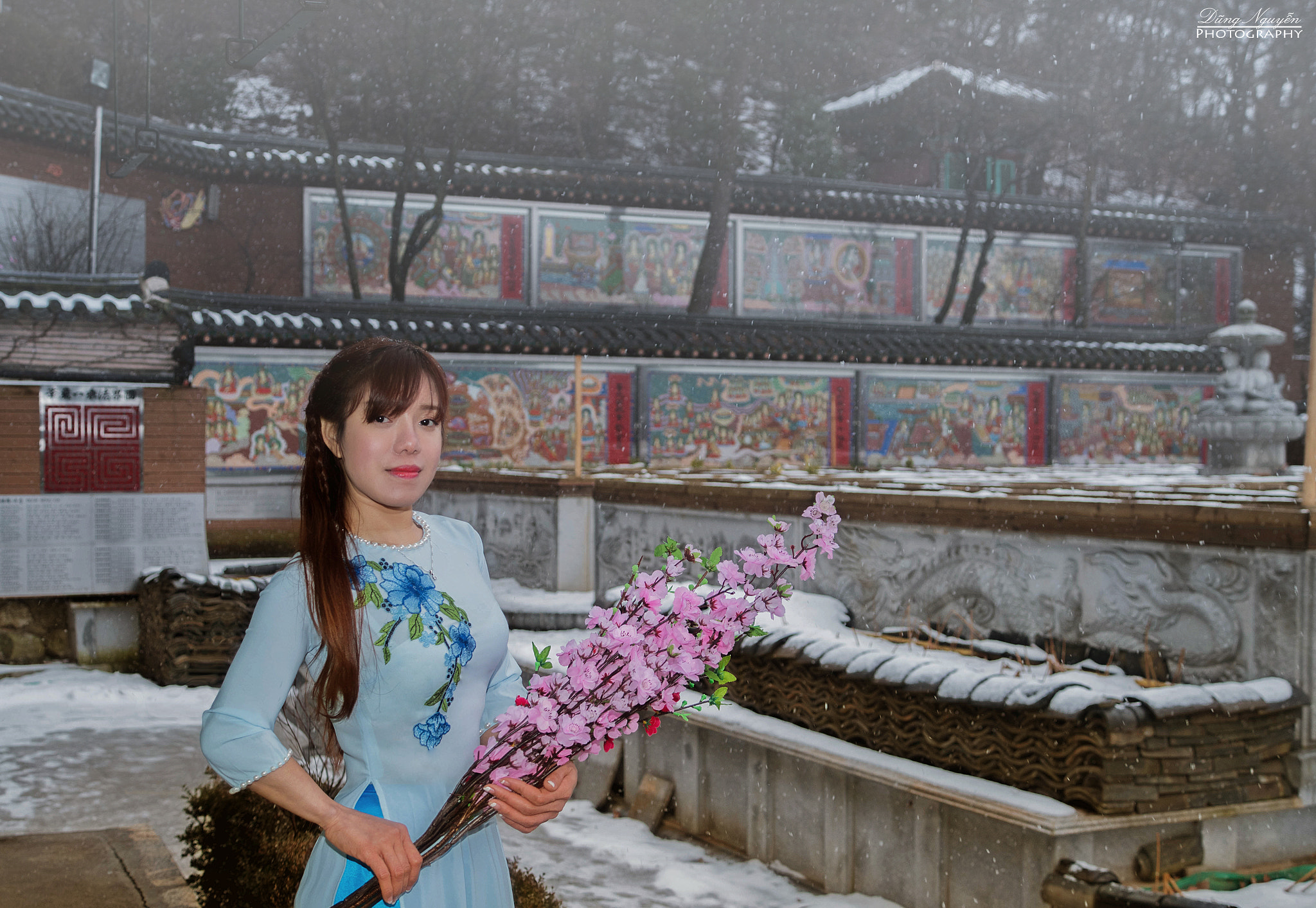 Nikon D750 sample photo. Ao dai photography