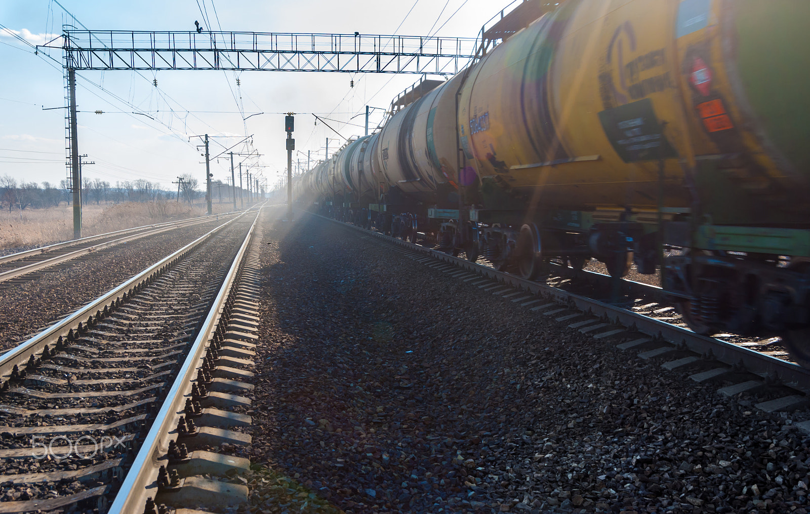 Nikon D3000 sample photo. Railway tank photography