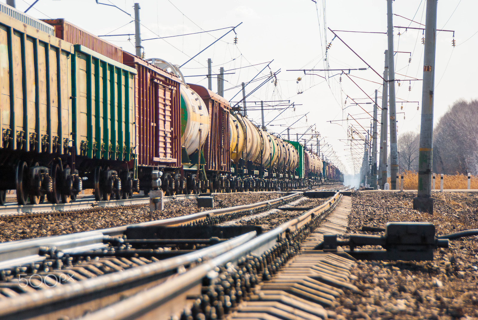Nikon D3000 sample photo. Railway tank photography