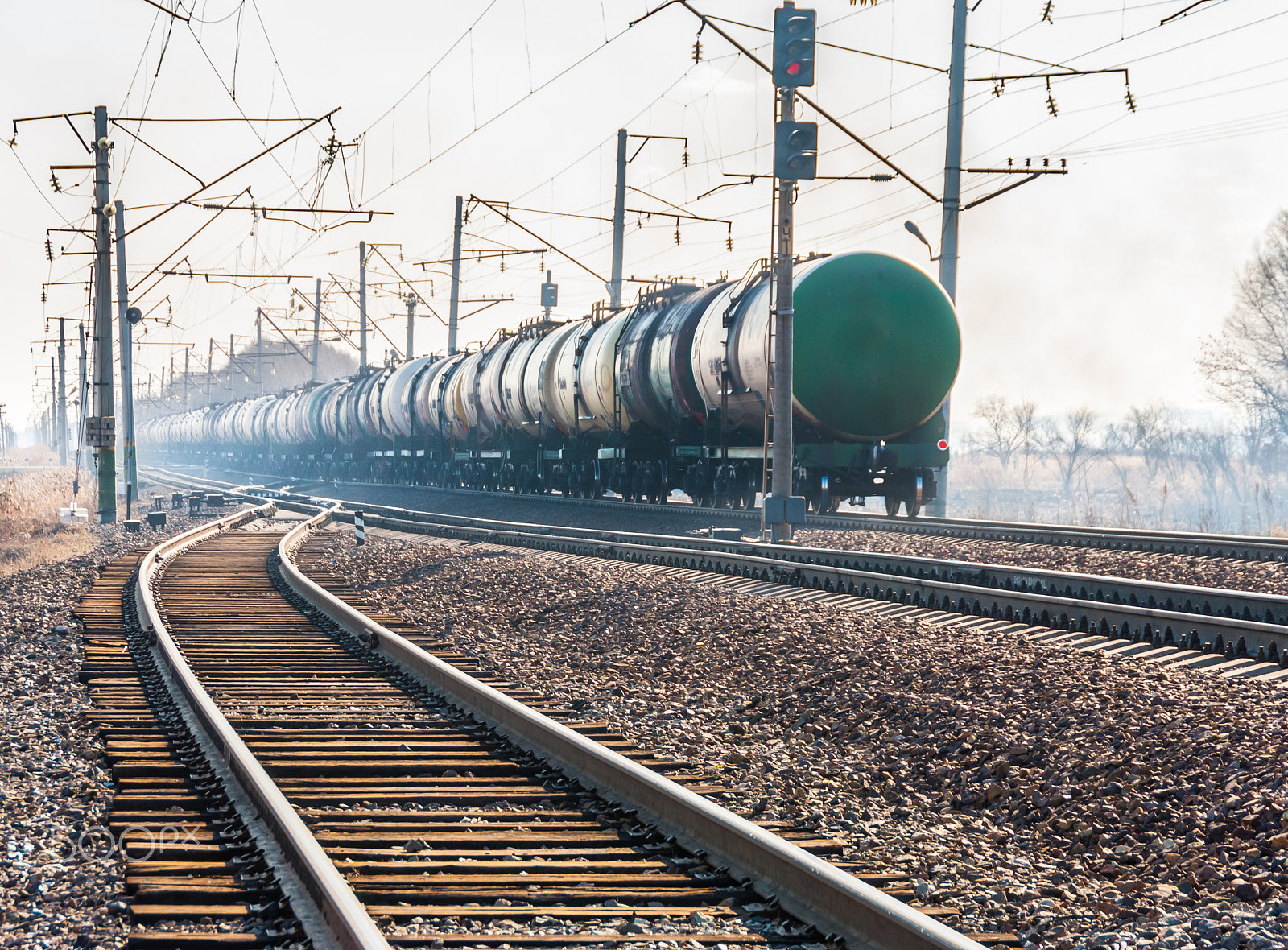 Nikon D3000 sample photo. Railway tank photography