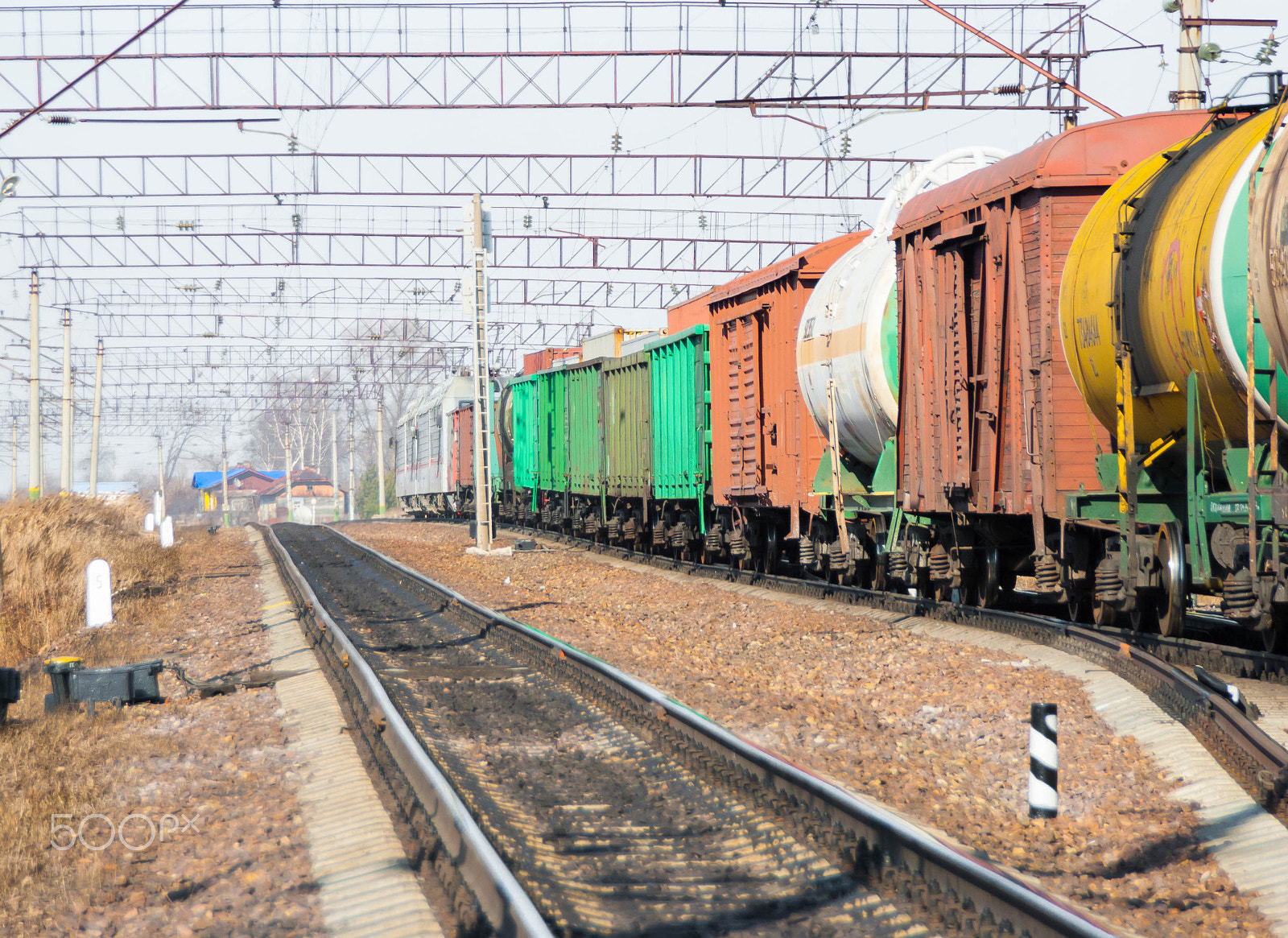 Nikon D3000 sample photo. Railway tank photography