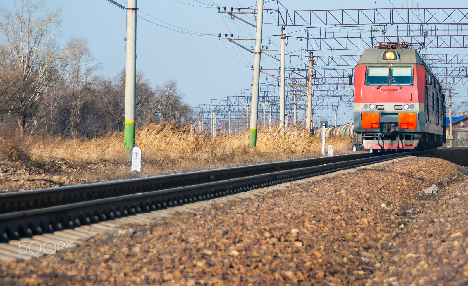Nikon D3000 sample photo. Train photography