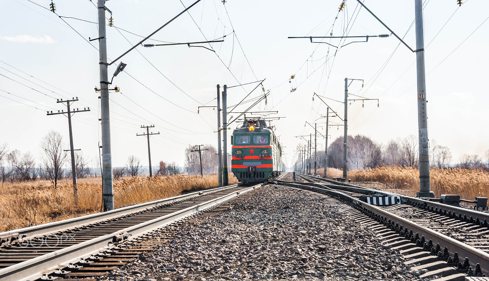 Nikon D3000 sample photo. Train photography