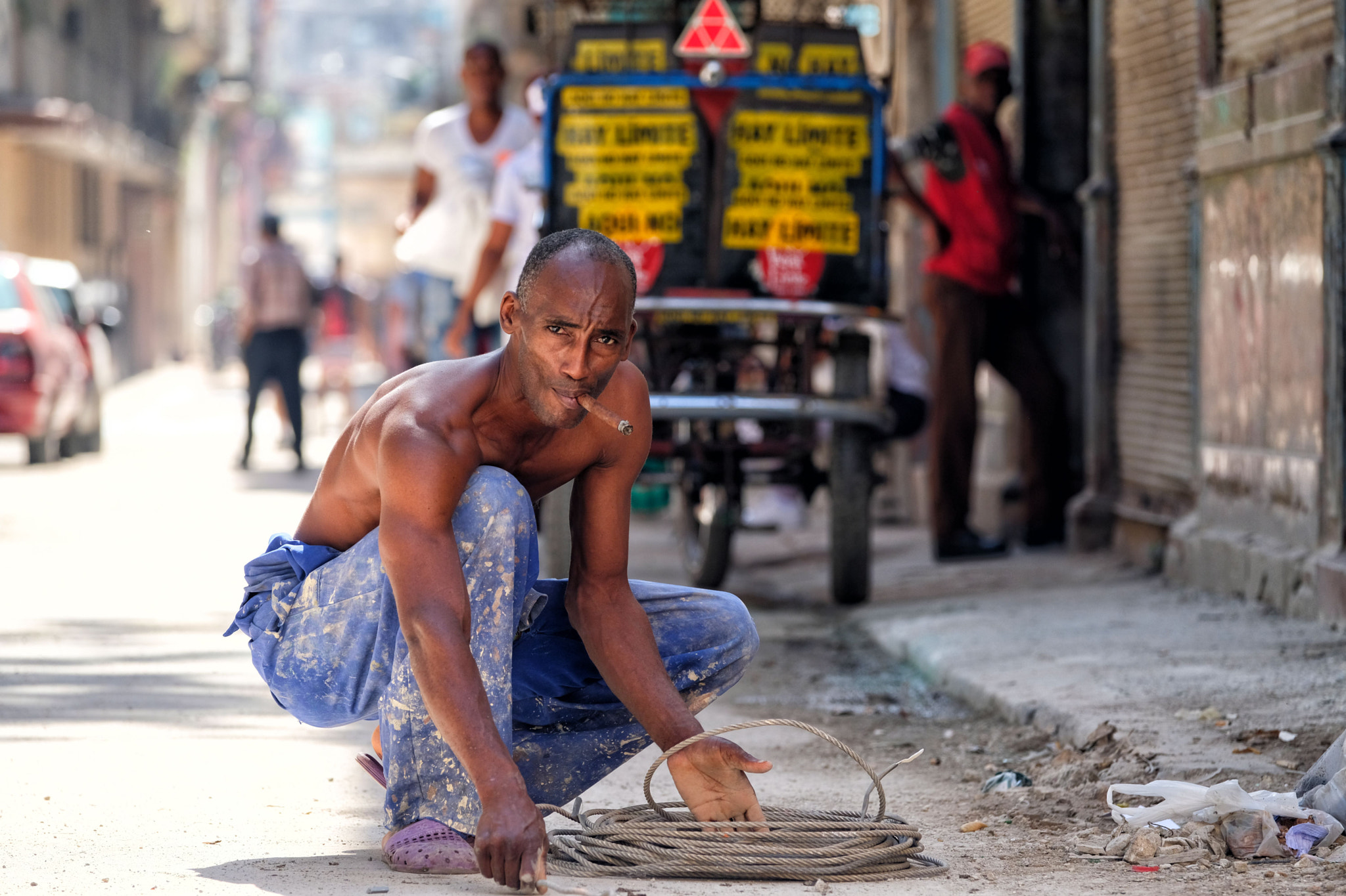 Fujifilm X-Pro2 + Fujifilm XF 50-140mm F2.8 R LM OIS WR sample photo. Havana street life photography