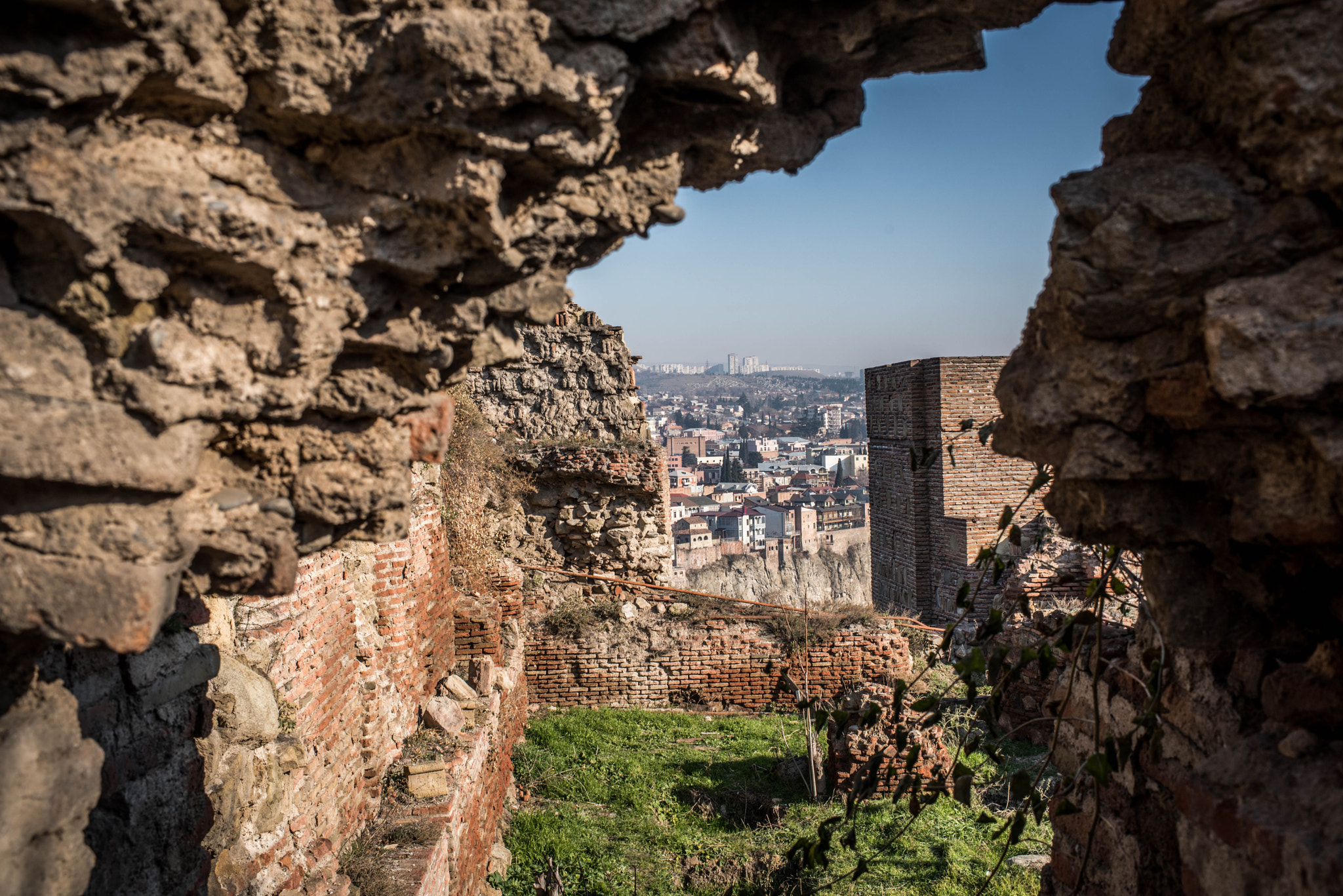 Nikon D750 sample photo. City through the wall photography