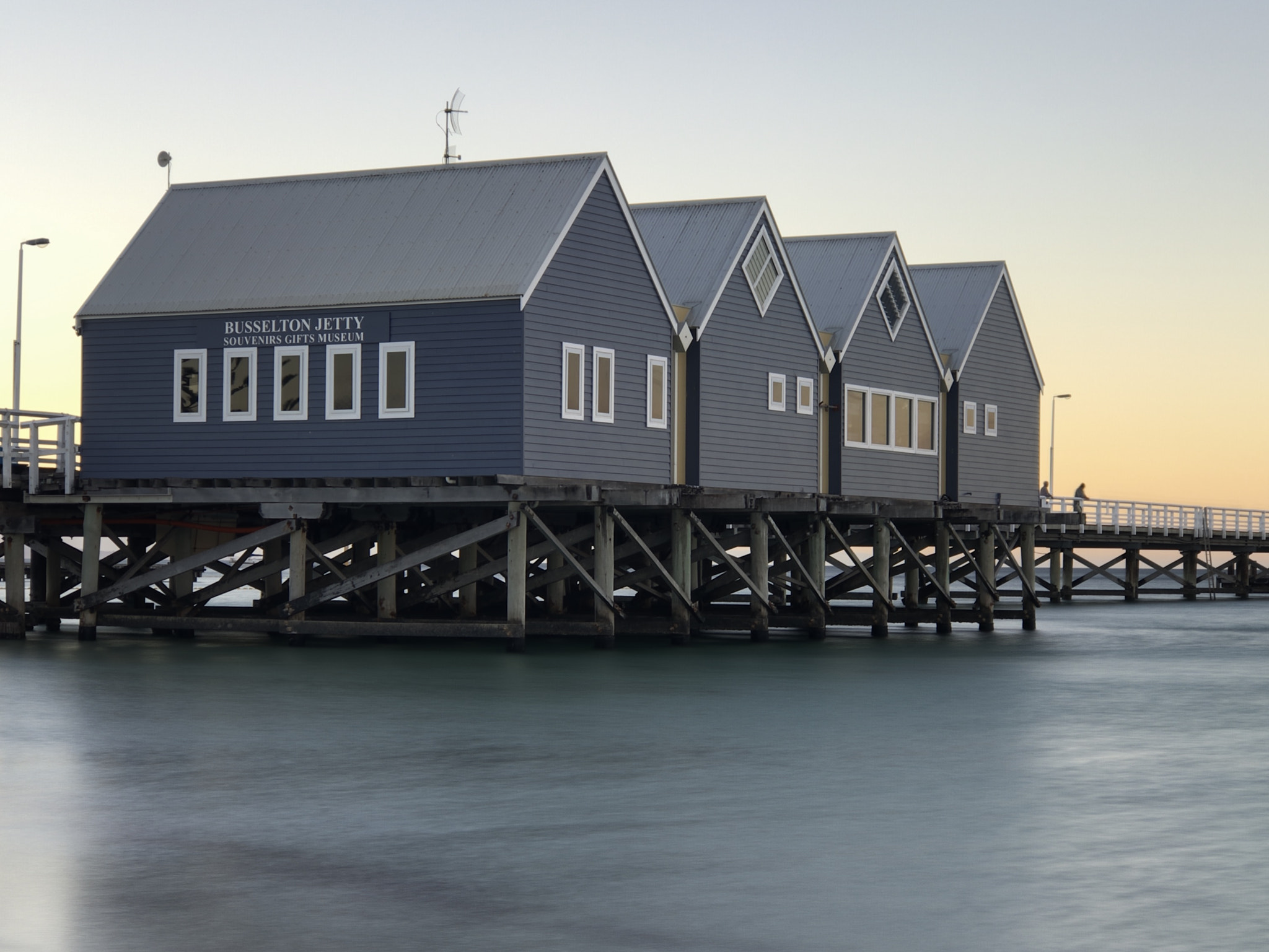 Apple iPhone + iPhone 7 Plus back camera 6.6mm f/2.8 sample photo. A south west wa icon: the busselton jetty boatshed photography