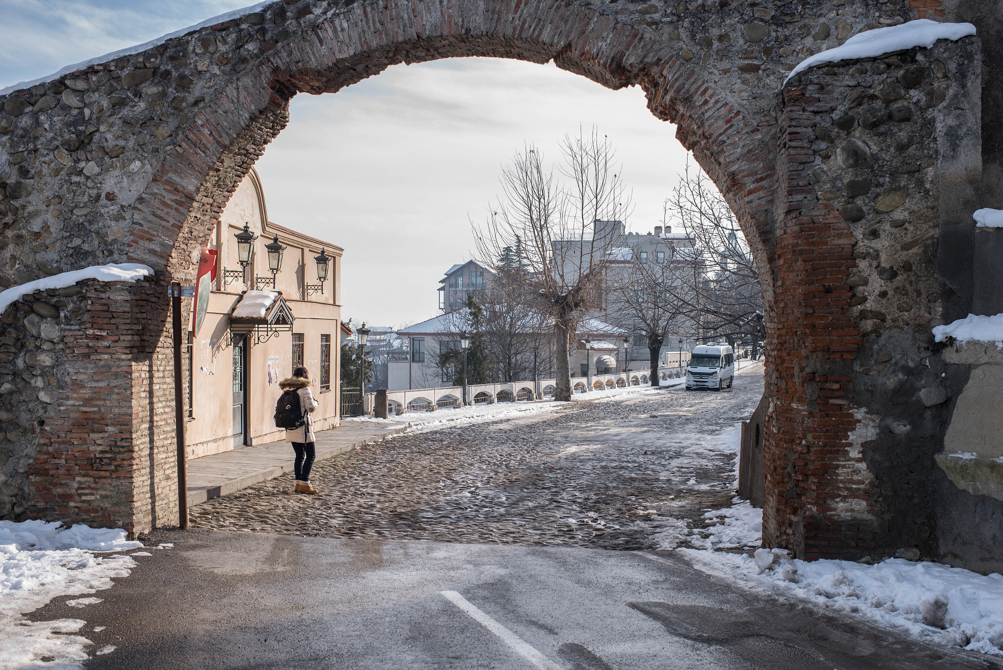 Nikon D750 + Nikon AF-S Nikkor 35mm F1.4G sample photo. Arch in the village photography