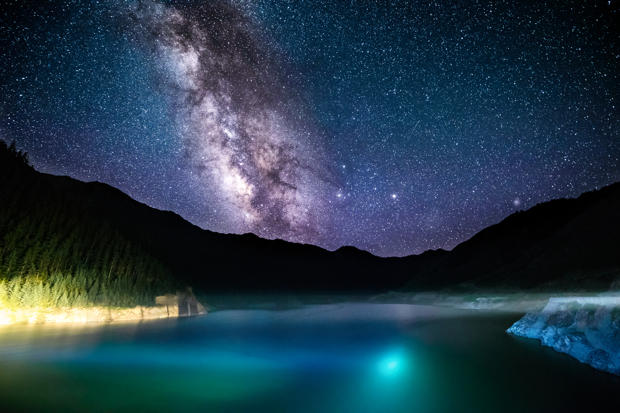 Tamron SP 15-30mm F2.8 Di VC USD sample photo. Galaxy over the lake photography
