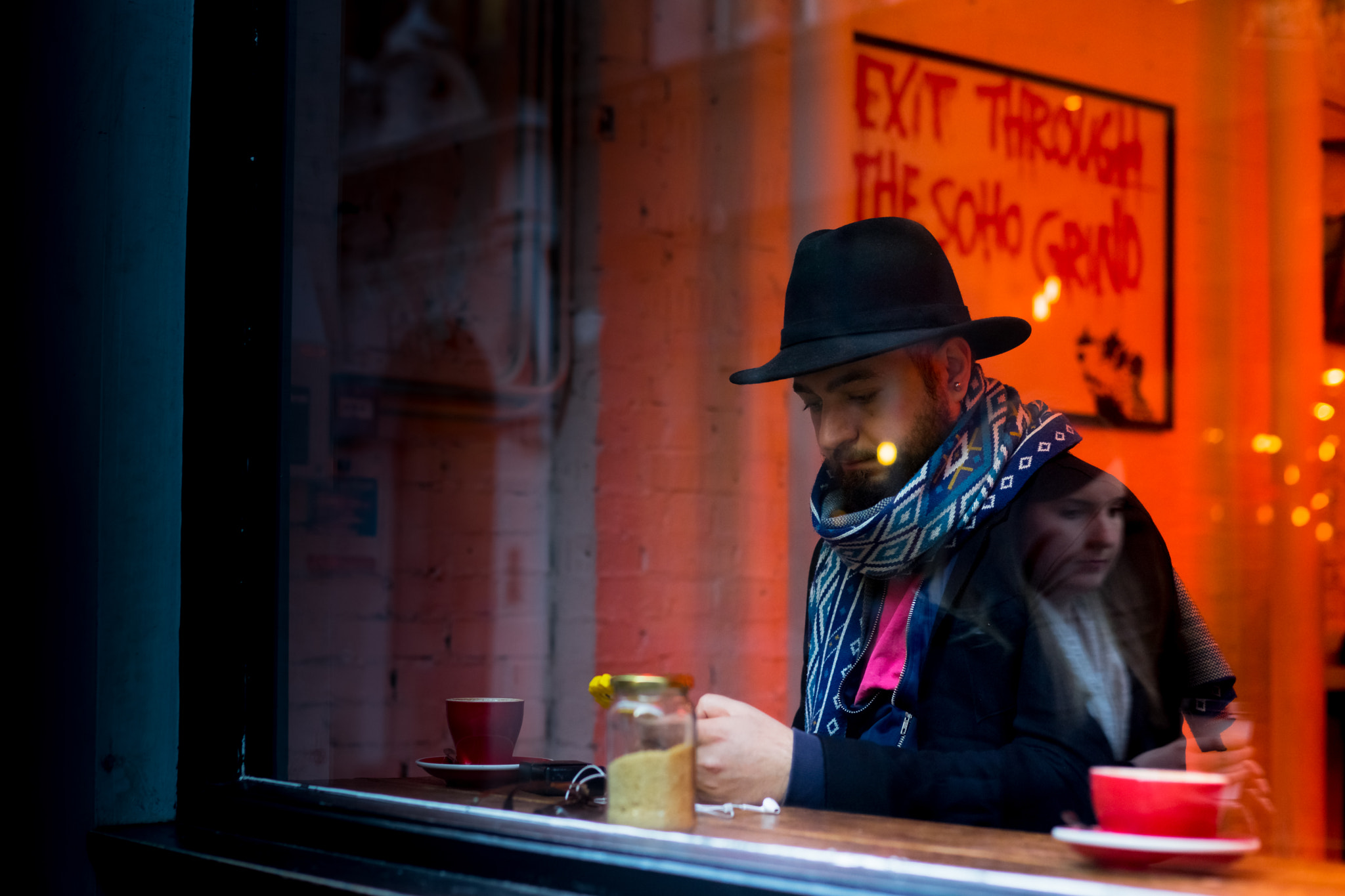 Sony a7 II + Sony 50mm F1.4 sample photo. Exit through the soho grind photography