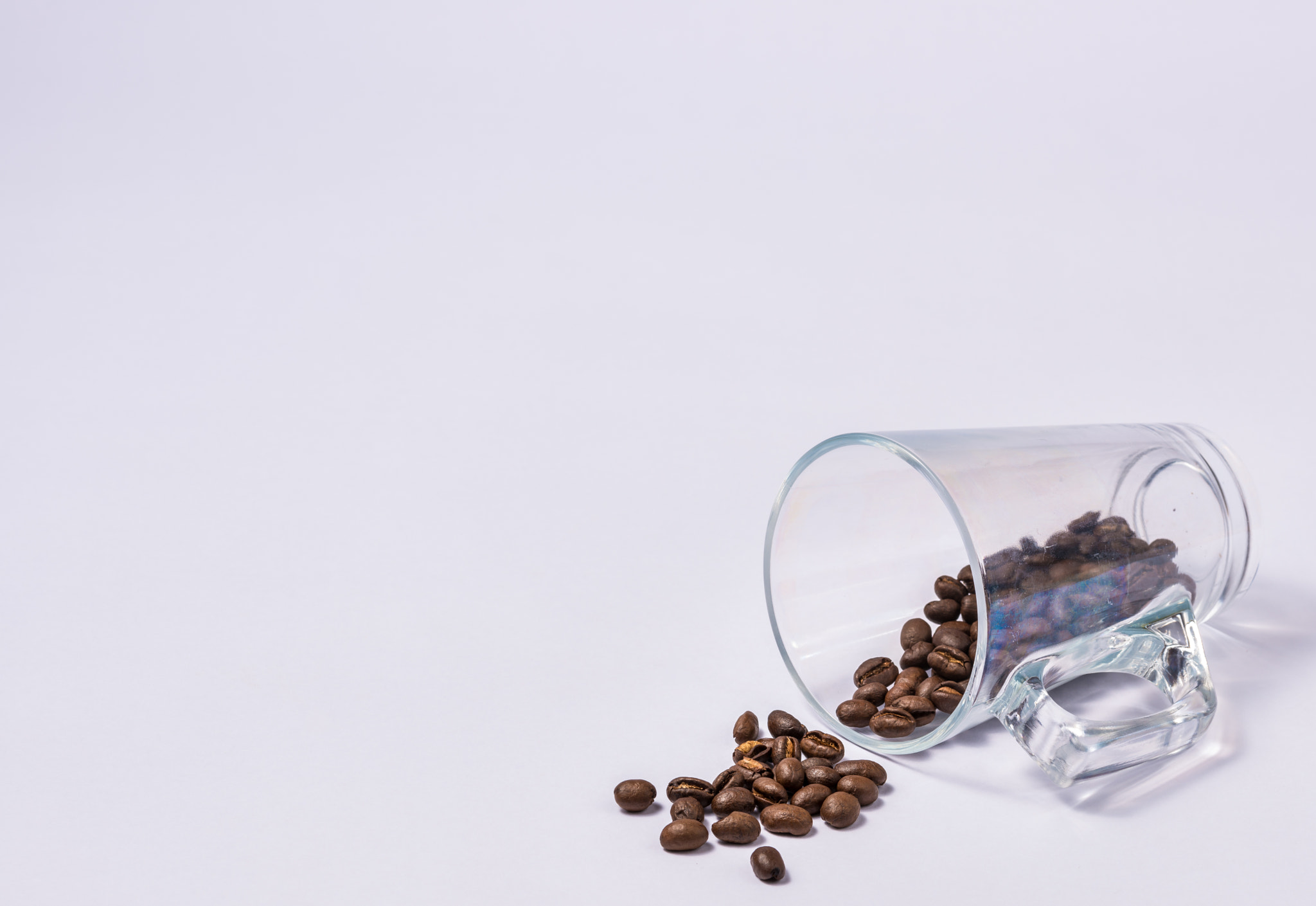 Sigma 105mm F2.8 EX DG OS HSM sample photo. Negative space spilled coffee photography