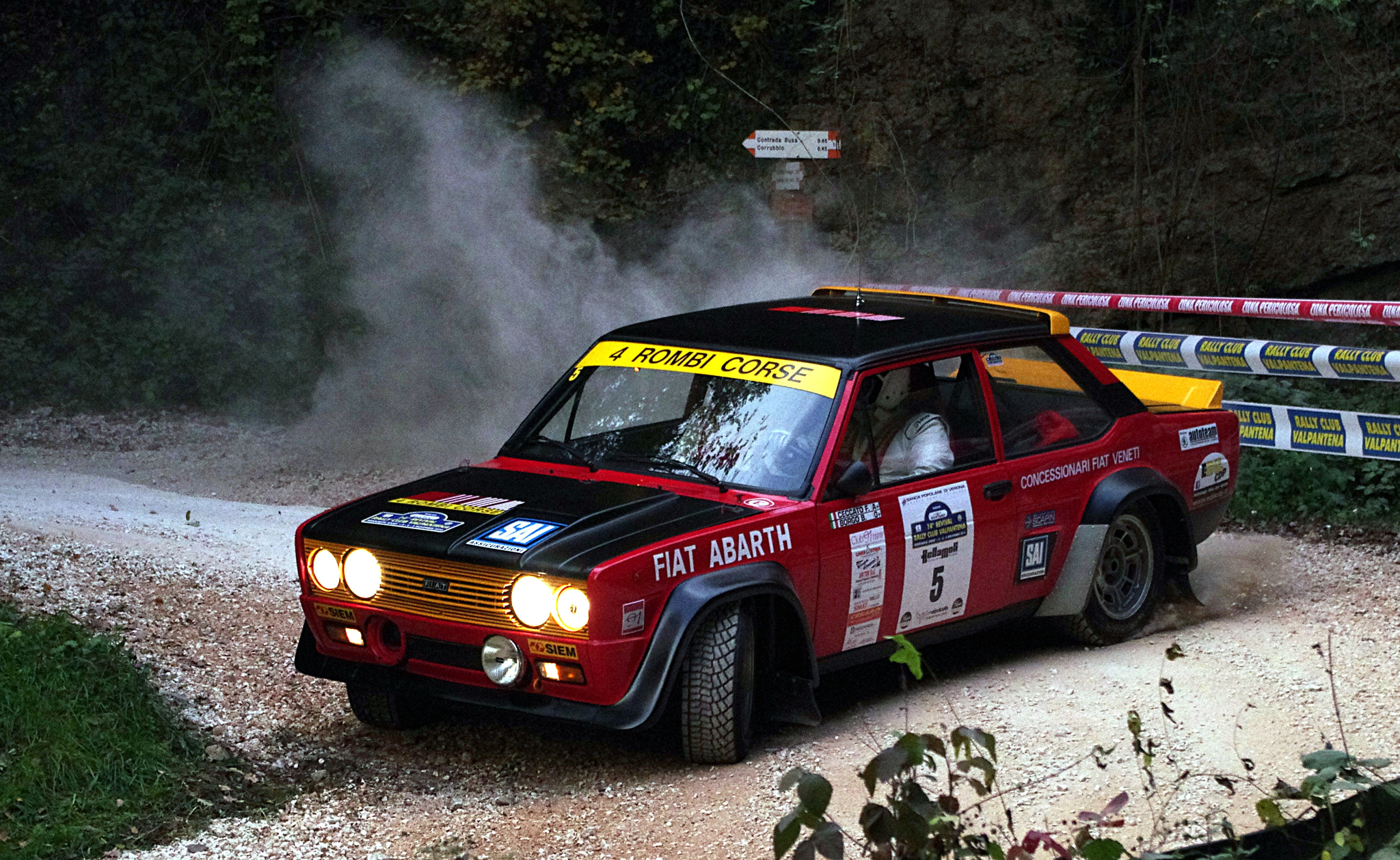 Pentax smc DA 18-55mm F3.5-5.6 AL WR sample photo. Fiat 131 abarth photography