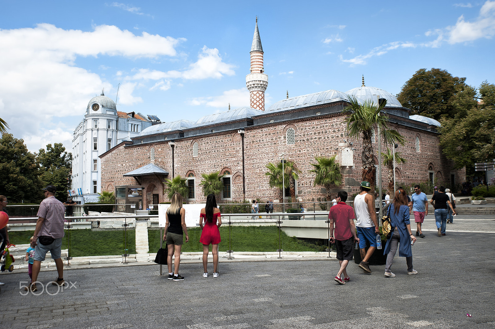 Tamron SP 24-70mm F2.8 Di VC USD sample photo. Exterior view of the dzhumaya mosque, bulgaria. photography