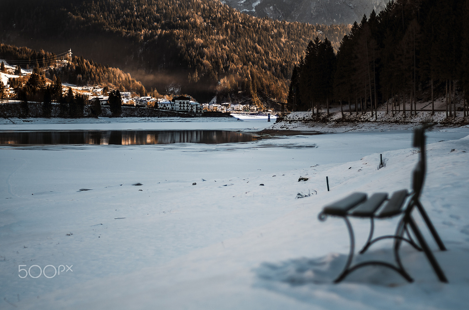 Pentax K-50 + A Series Lens sample photo. Frozen solitude photography