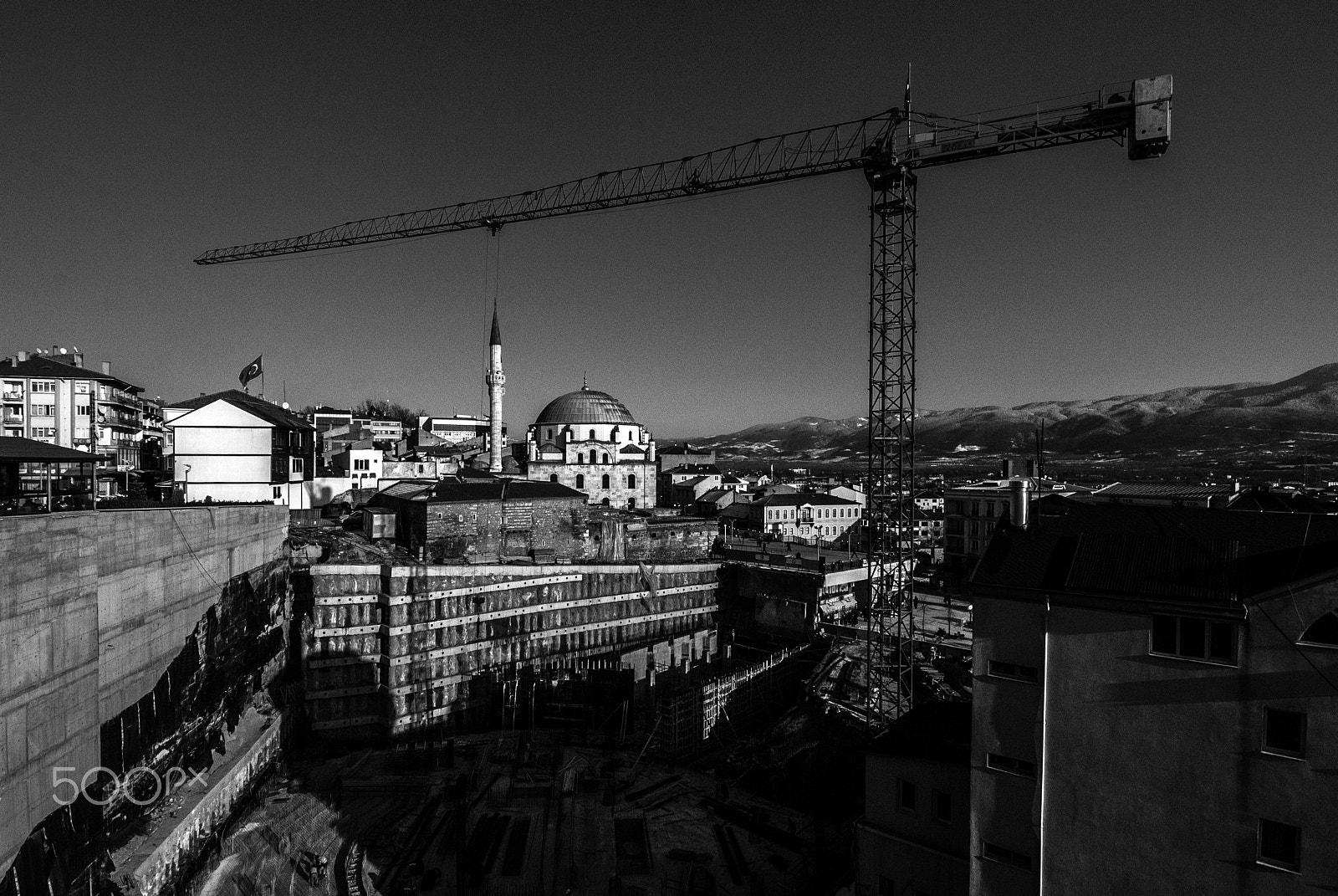 Nikon D60 sample photo. İnşaat photography