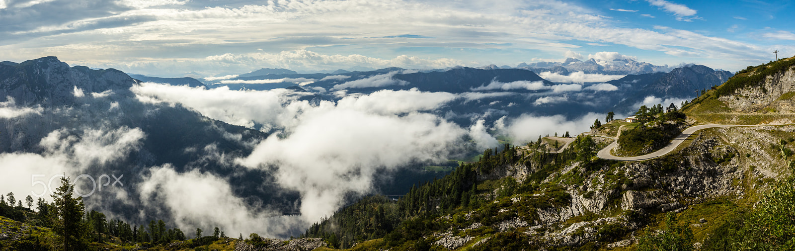 Tamron SP AF 17-50mm F2.8 XR Di II LD Aspherical (IF) sample photo. View to dachstein mountain and glacier photography