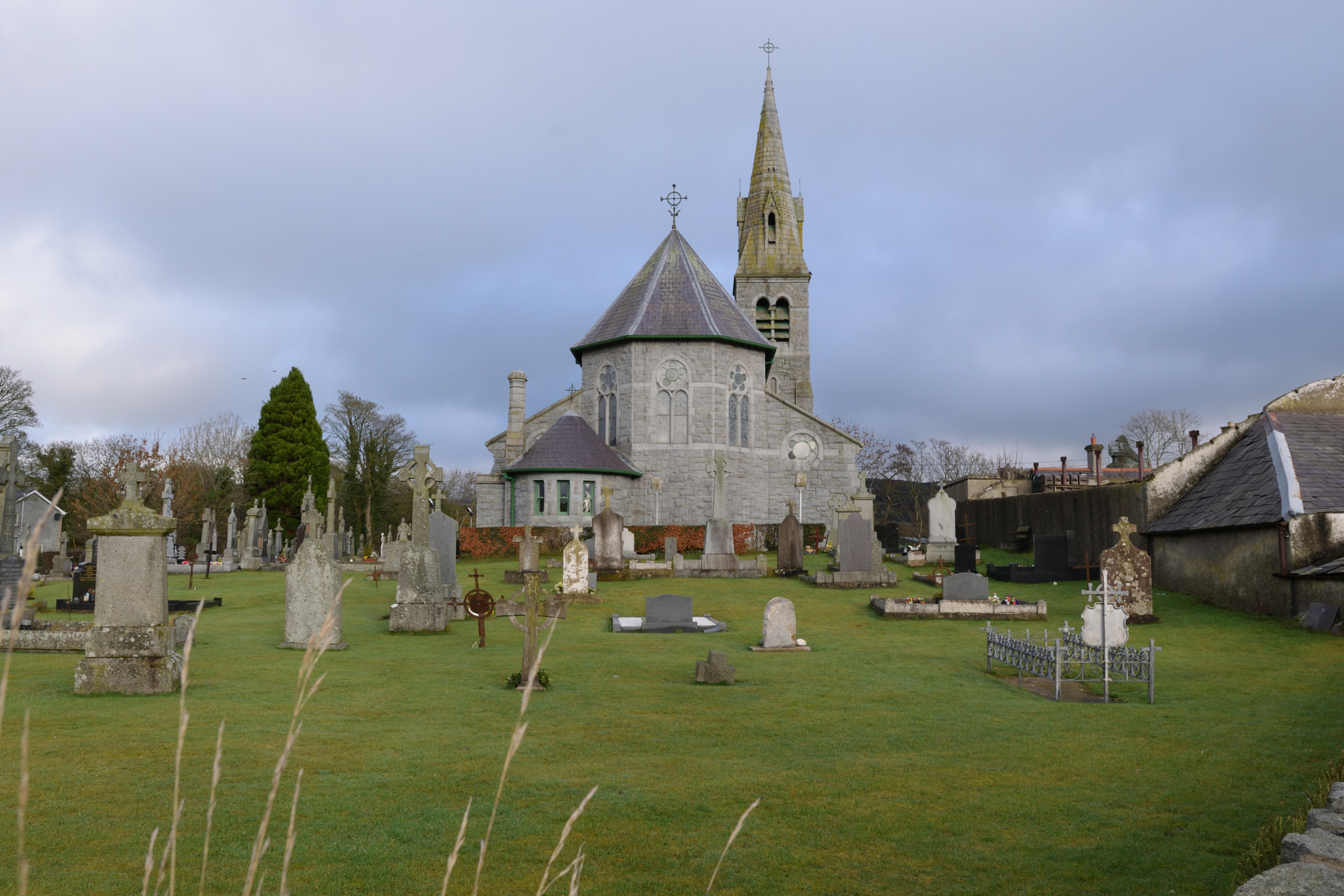 Nikon D5300 + Sigma 18-35mm F1.8 DC HSM Art sample photo. Leitrim chapel and cemetery photography