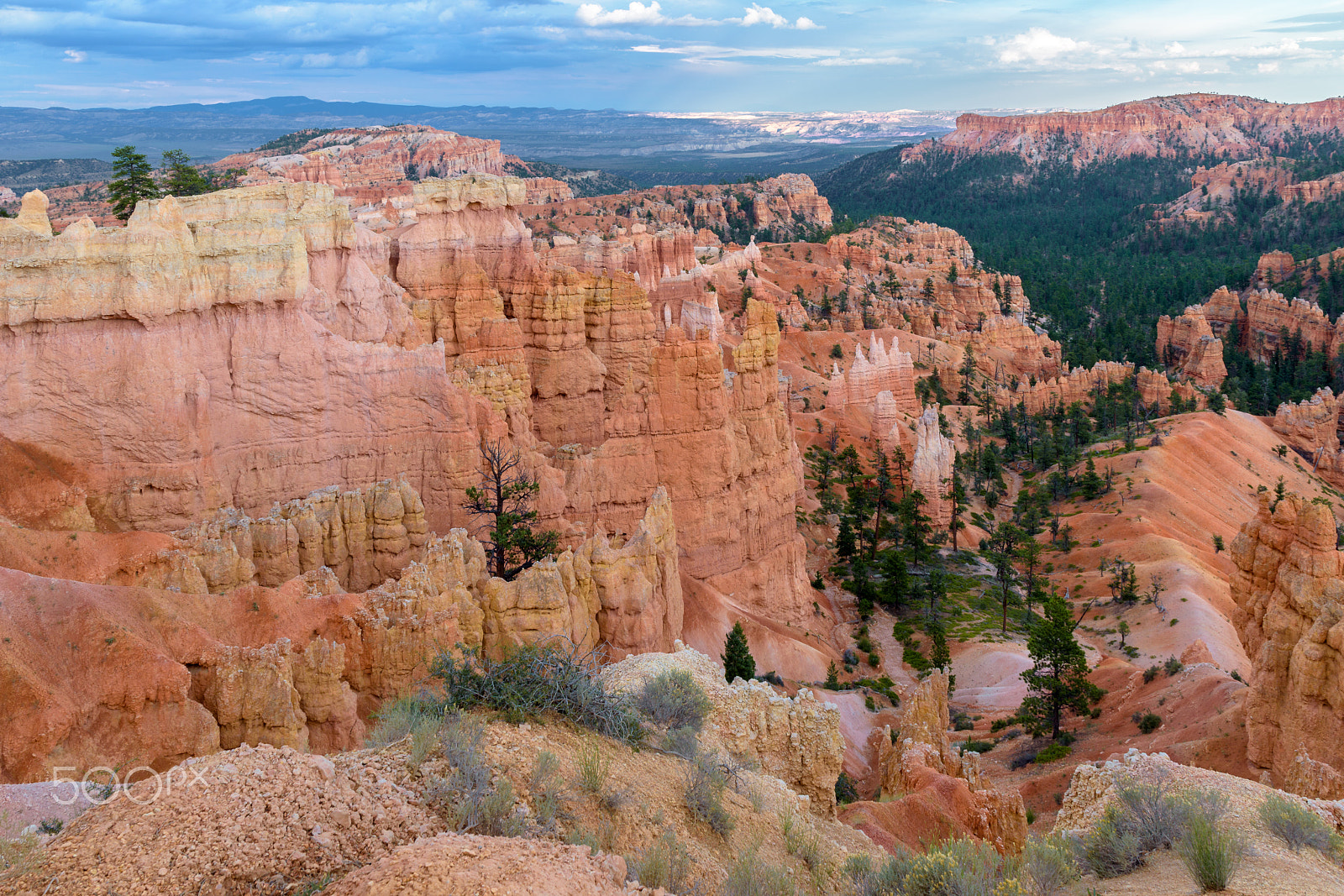 Nikon D5500 sample photo. Evening at bryce canyon photography