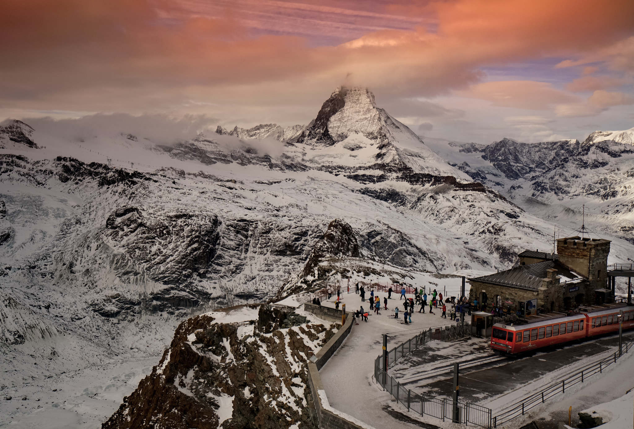 Sony a7R II + Sony Vario-Tessar T* FE 16-35mm F4 ZA OSS sample photo. Matterhorn from gornergrat photography
