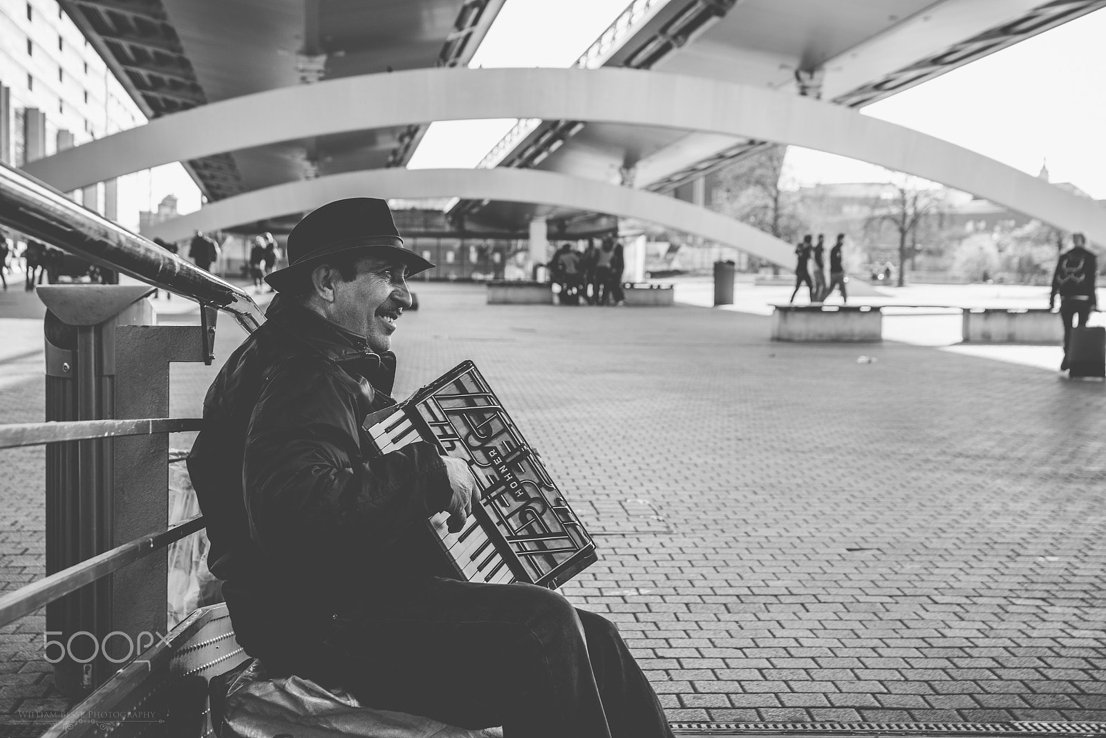 Nikon D800 sample photo. L'accordéoniste photography