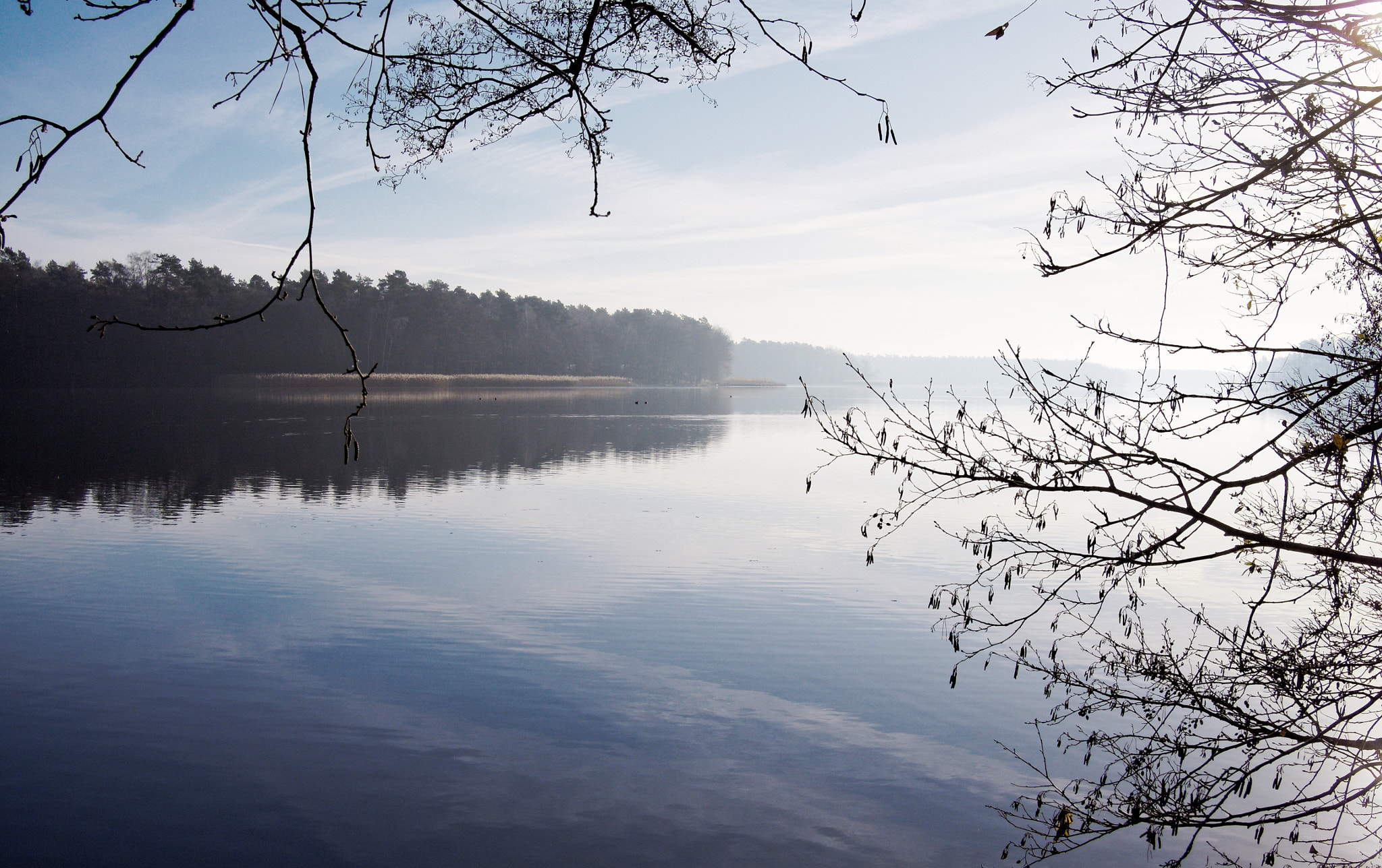 Olympus PEN E-PL5 + Panasonic Lumix G 20mm F1.7 ASPH sample photo. Lake in the morning photography