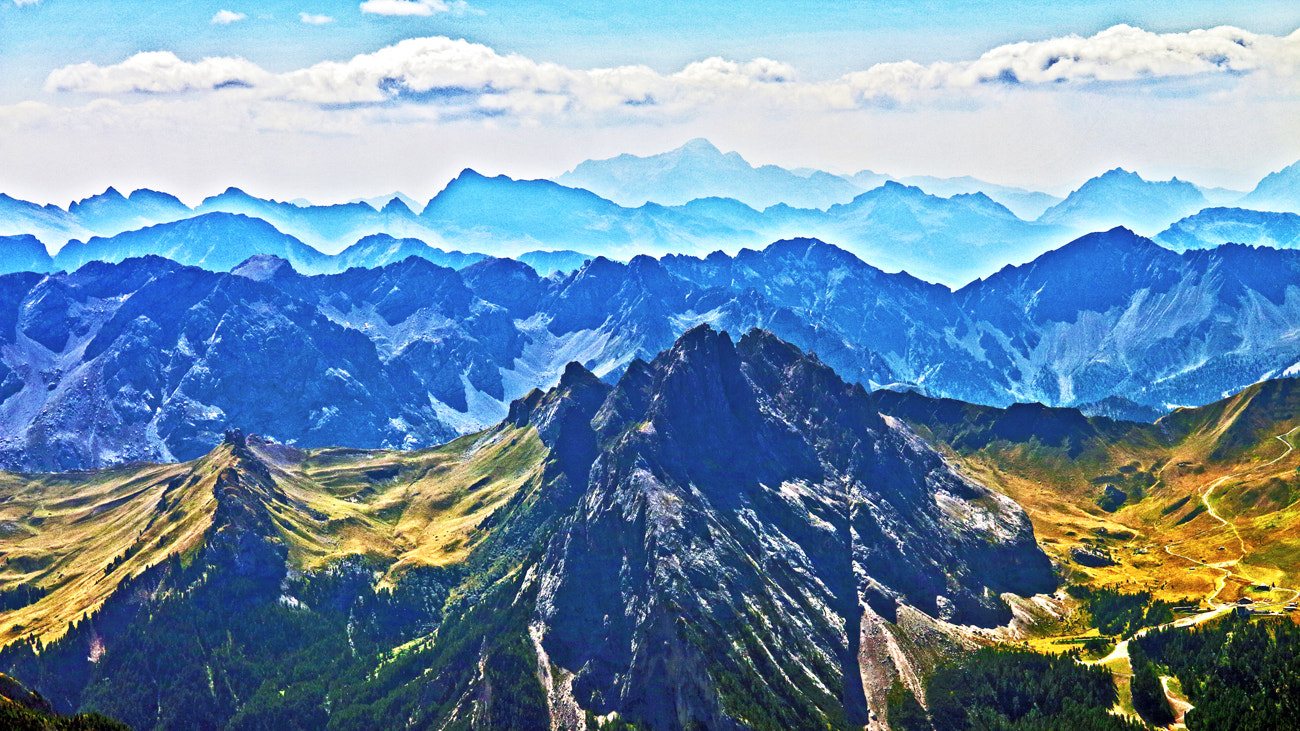 Canon EOS 650D (EOS Rebel T4i / EOS Kiss X6i) sample photo. Mountain lines photography